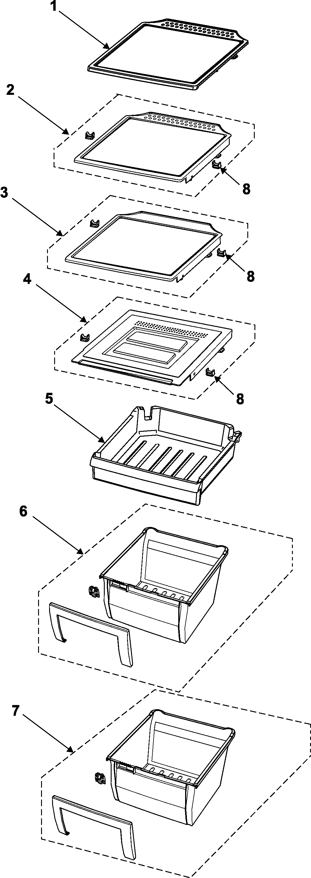 Chilled Insert Shelf Assembly