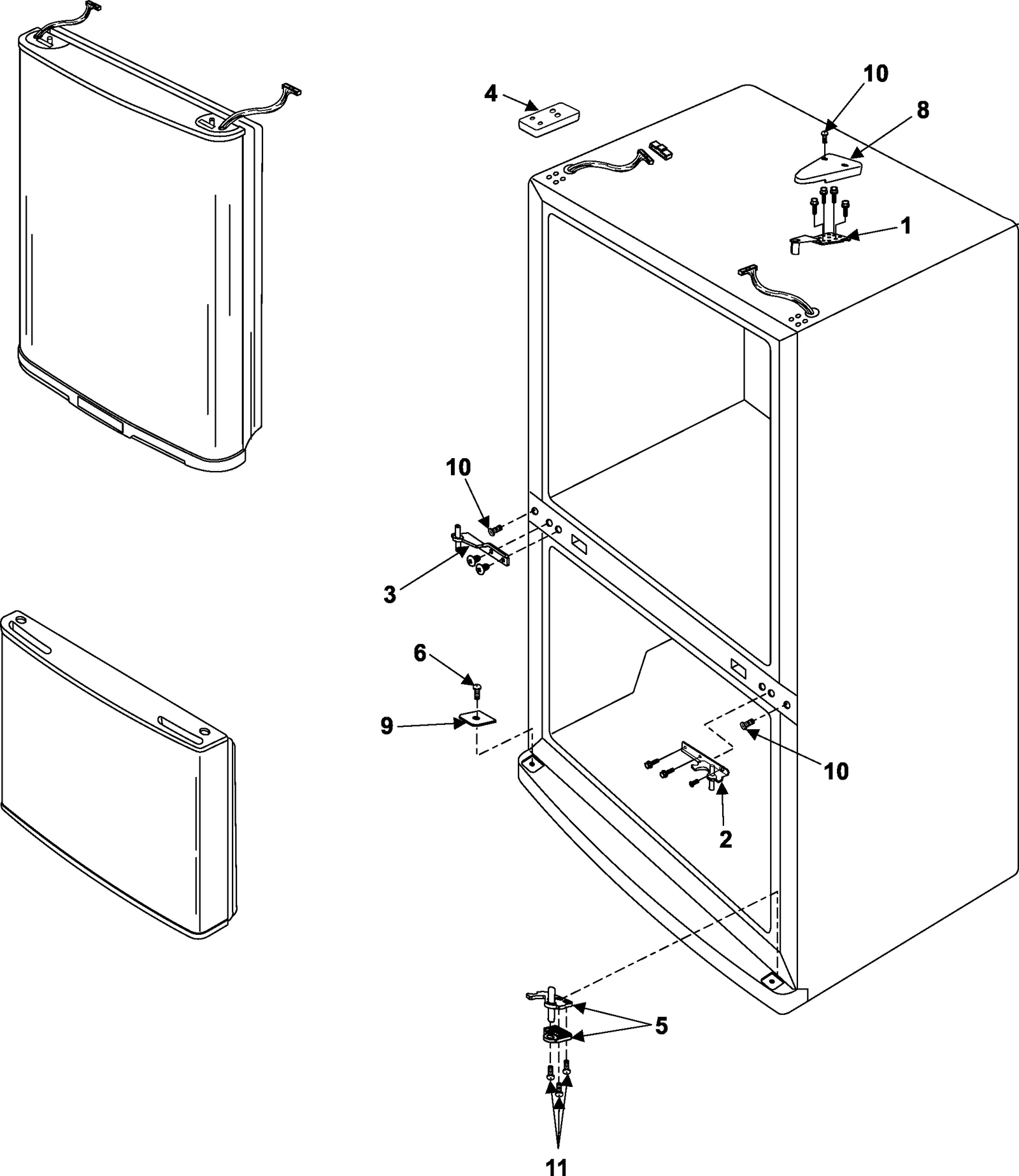 Upper Hinge Cover Assembly