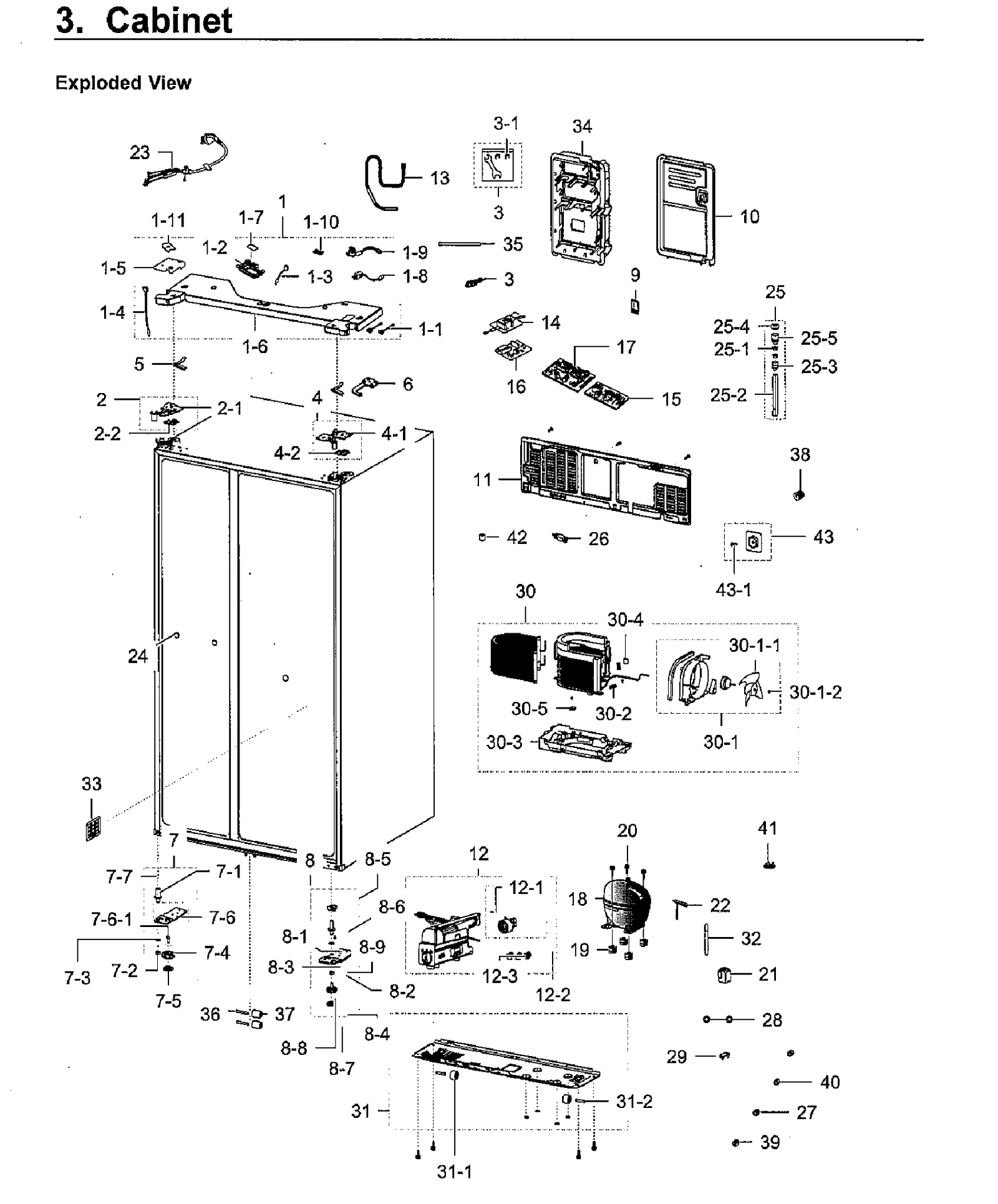 Assembly Water Drain Tray