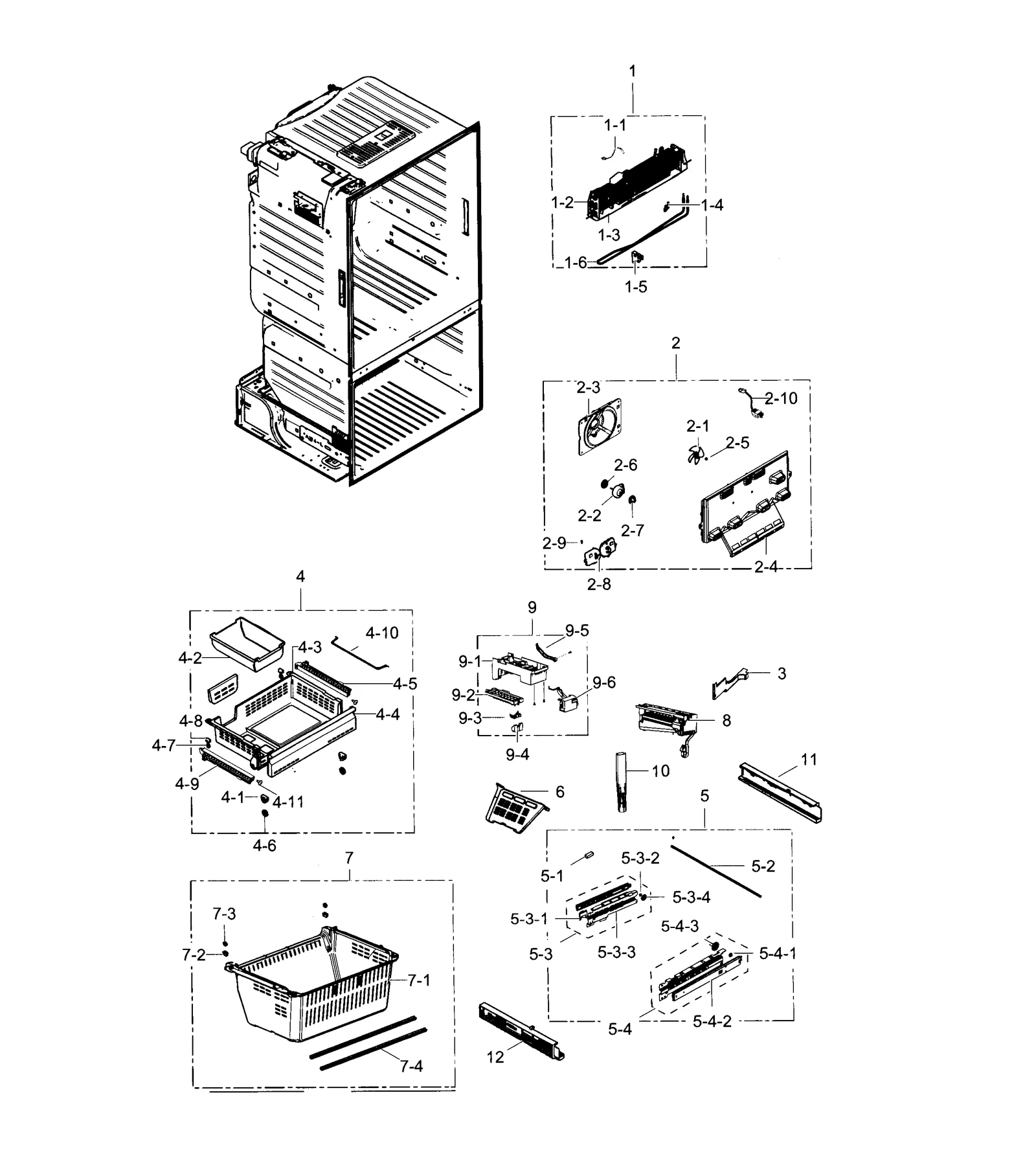 Tray Assembly Upper AW2-14 FS