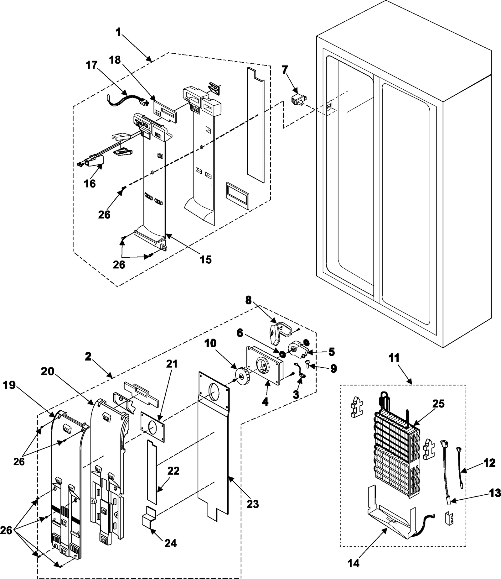 Multi Dispenser Cover Assembly