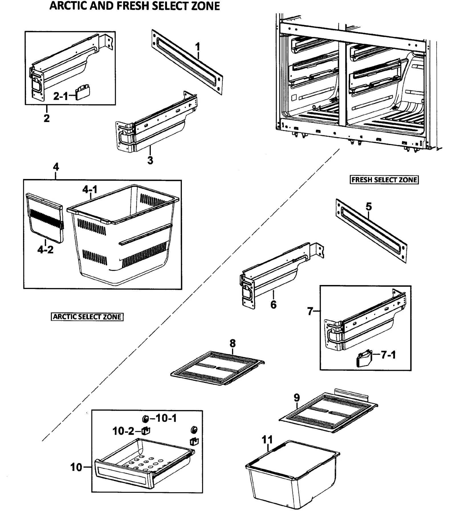 Slide Rail Assembly CR Right Hand