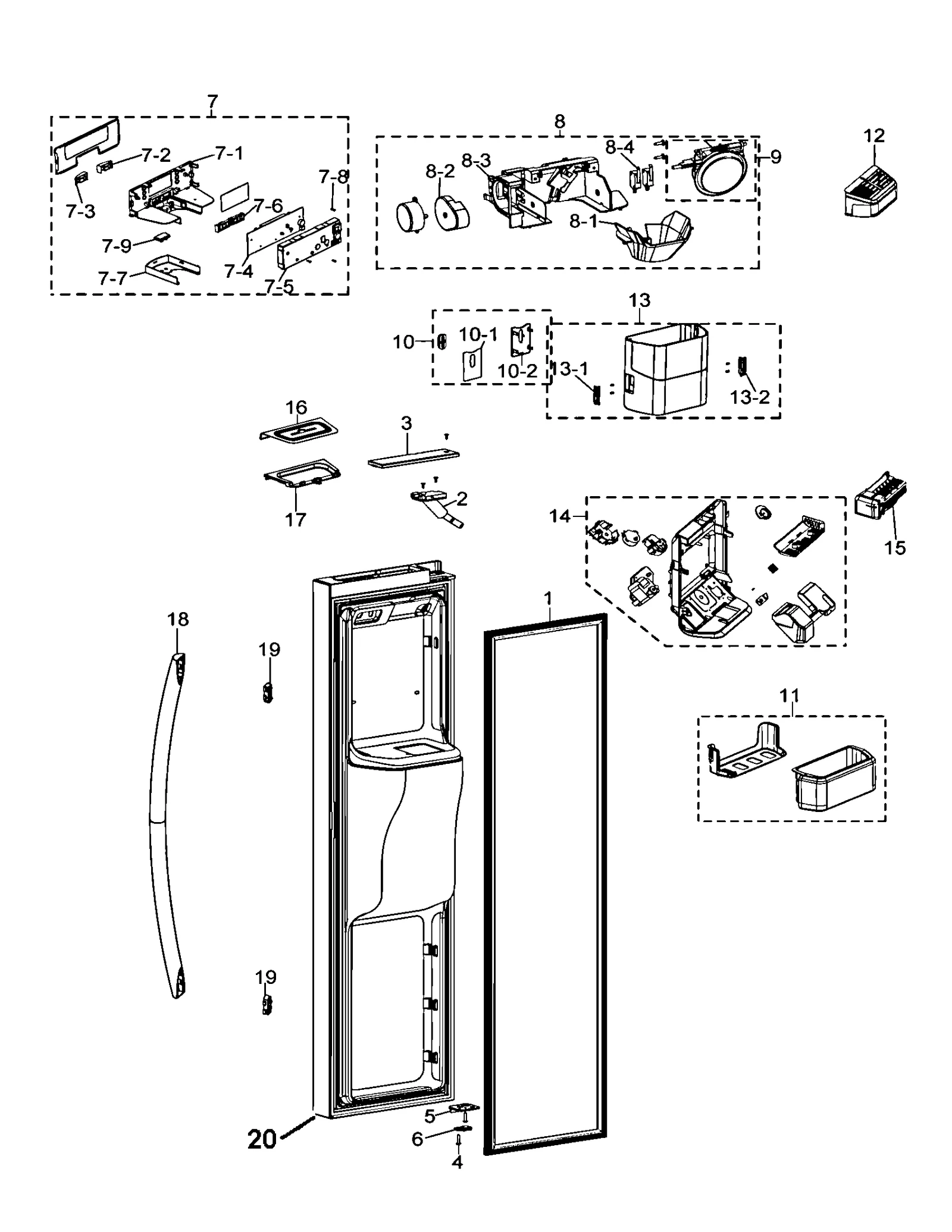 Door Foam Assembly