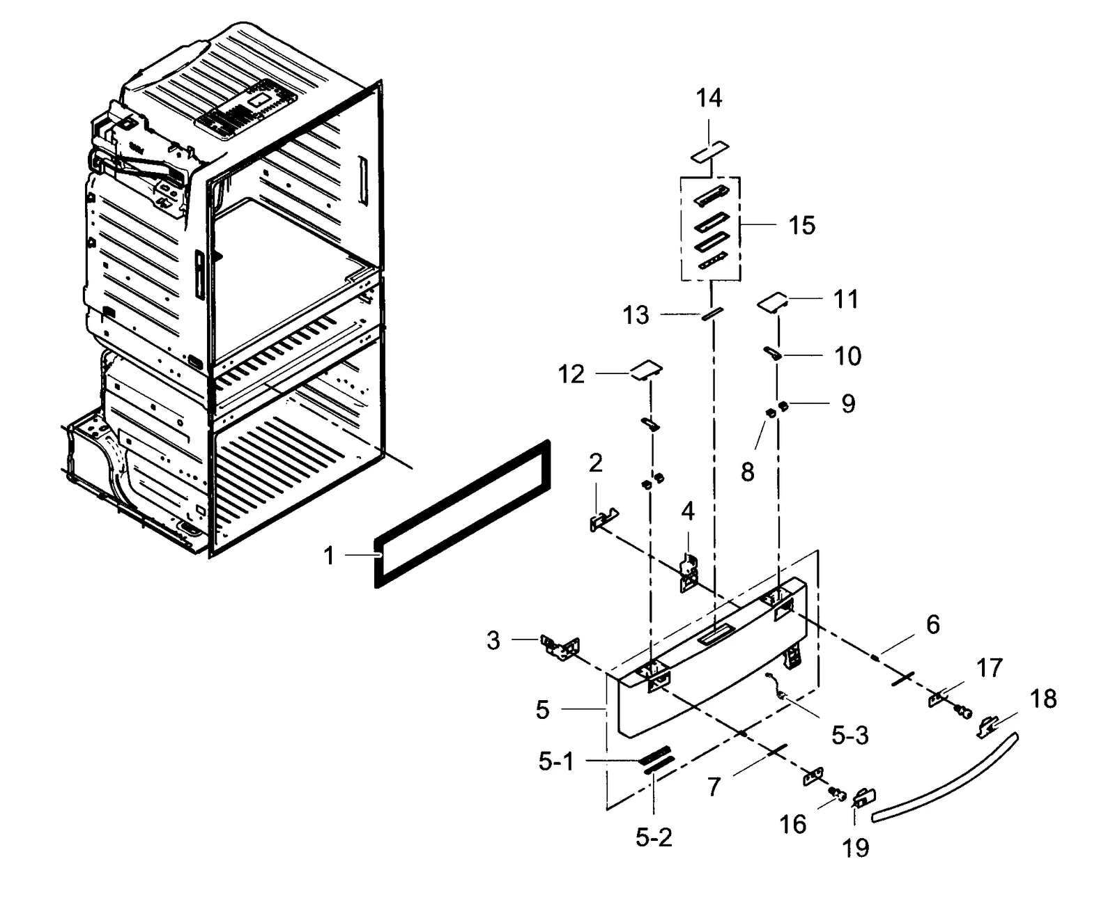 Door Foam Assembly CONV