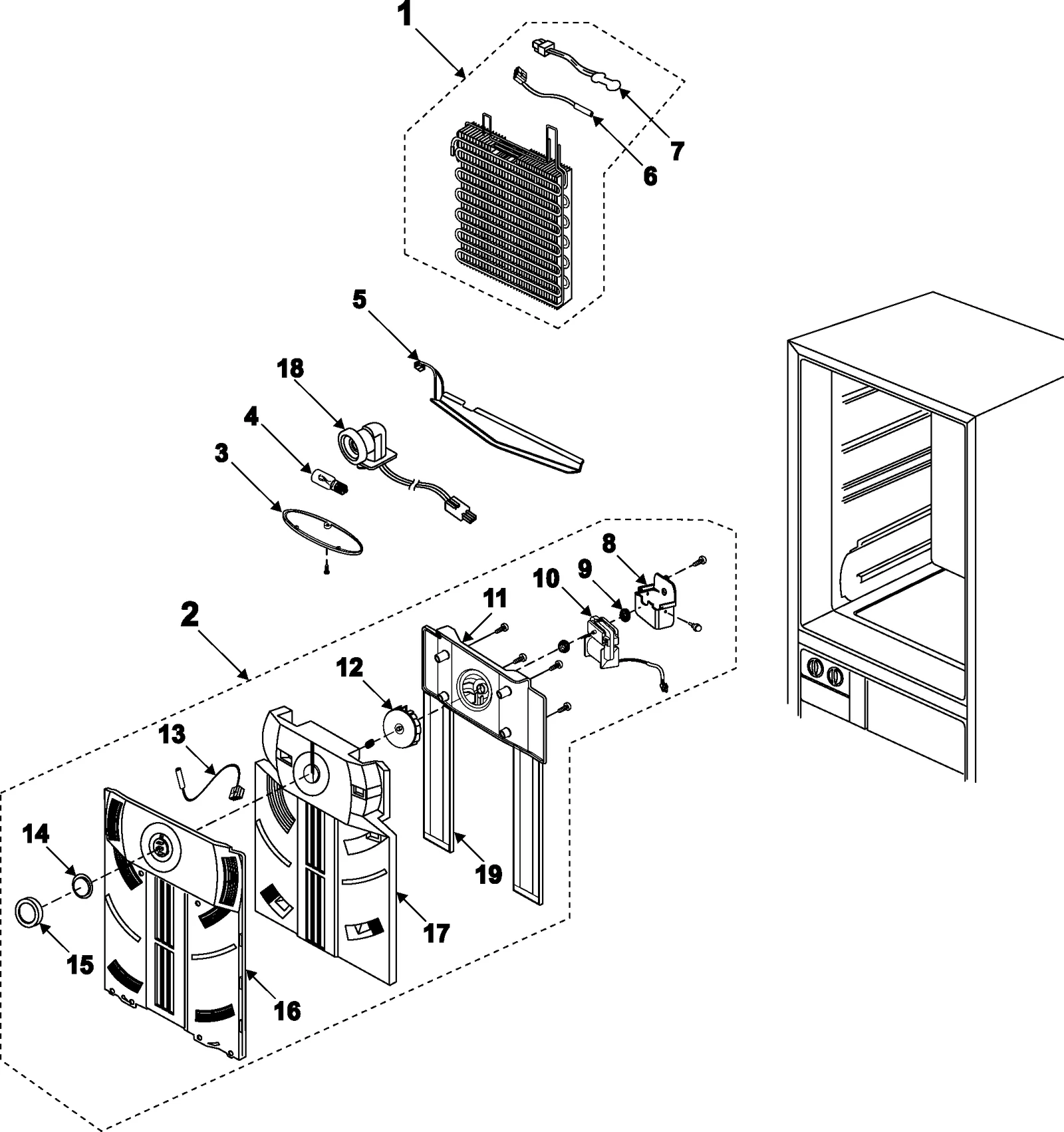 Evaporator Cover Assembly