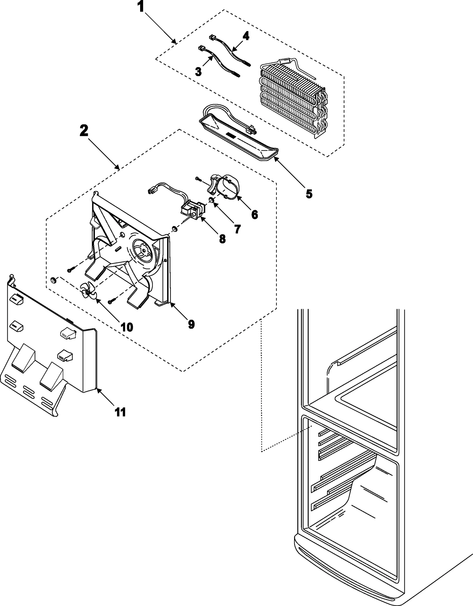 Evaporator Cover Assembly