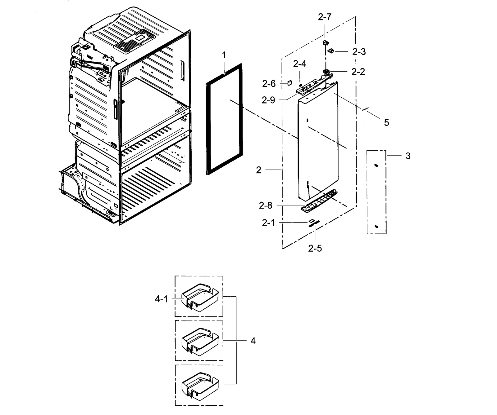 Upper Door Cap Assembly