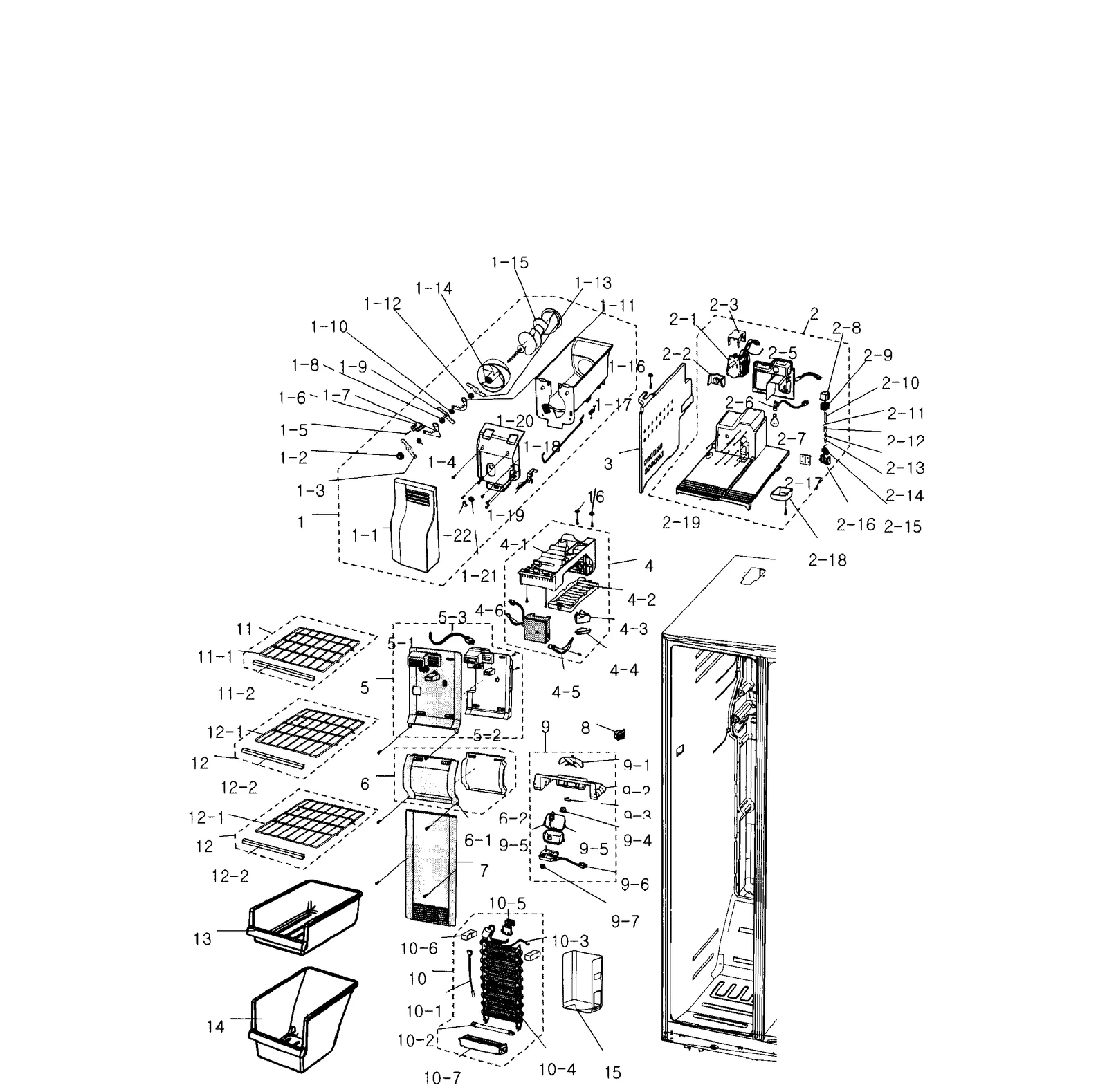 Auger Motor Case Assembly