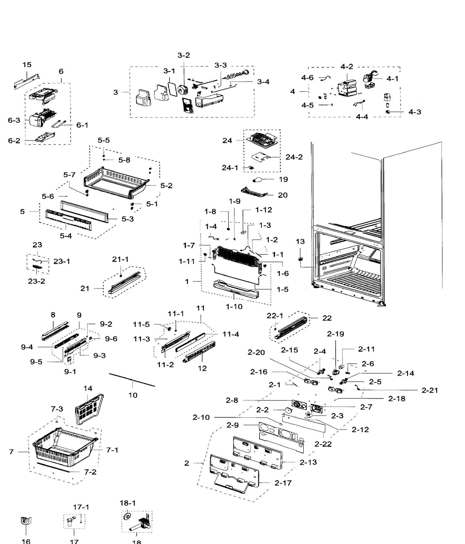 Drawer Assembly Tray Box Aw2 Coo