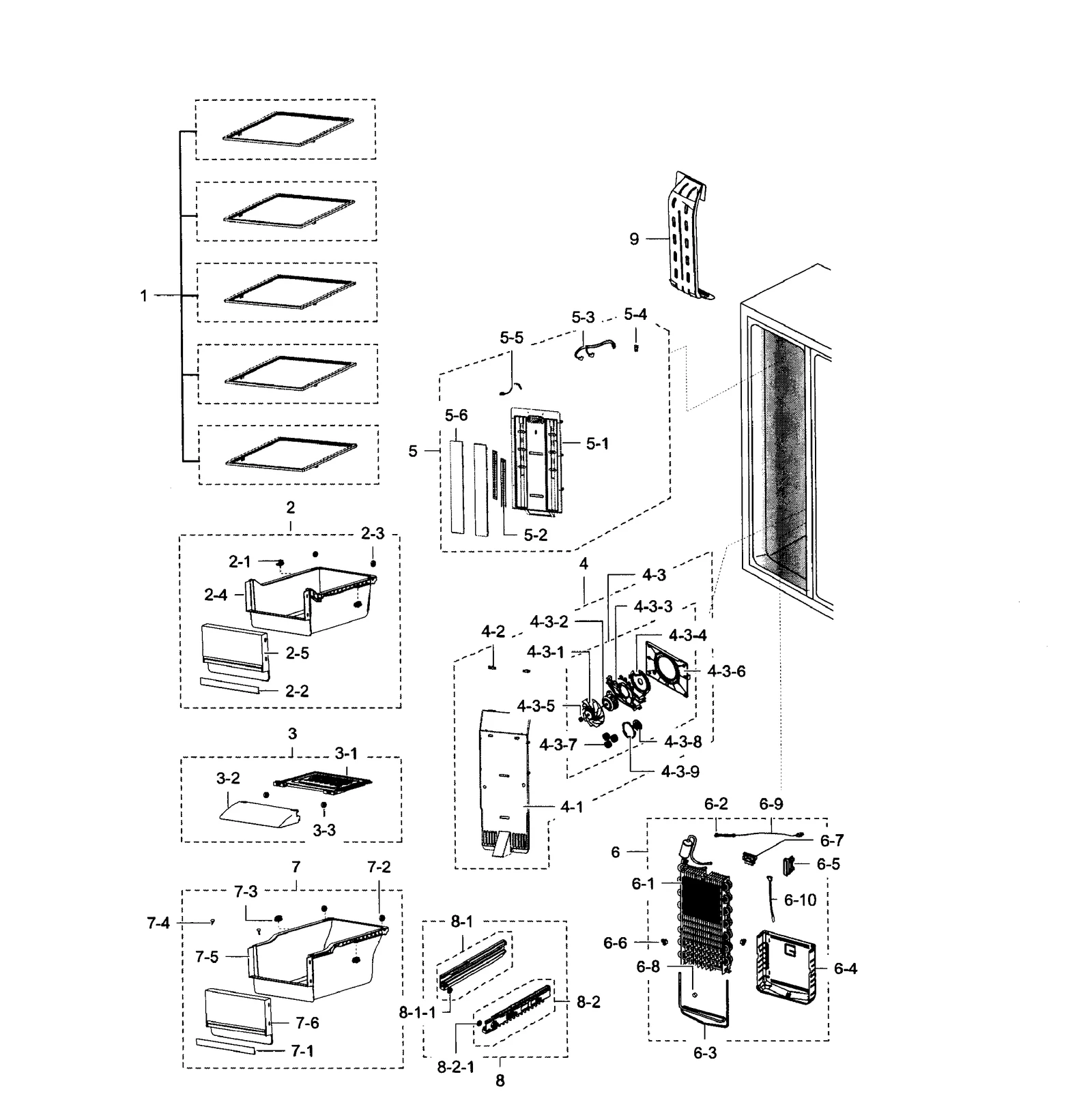 Flip Drawer Cover Assembly