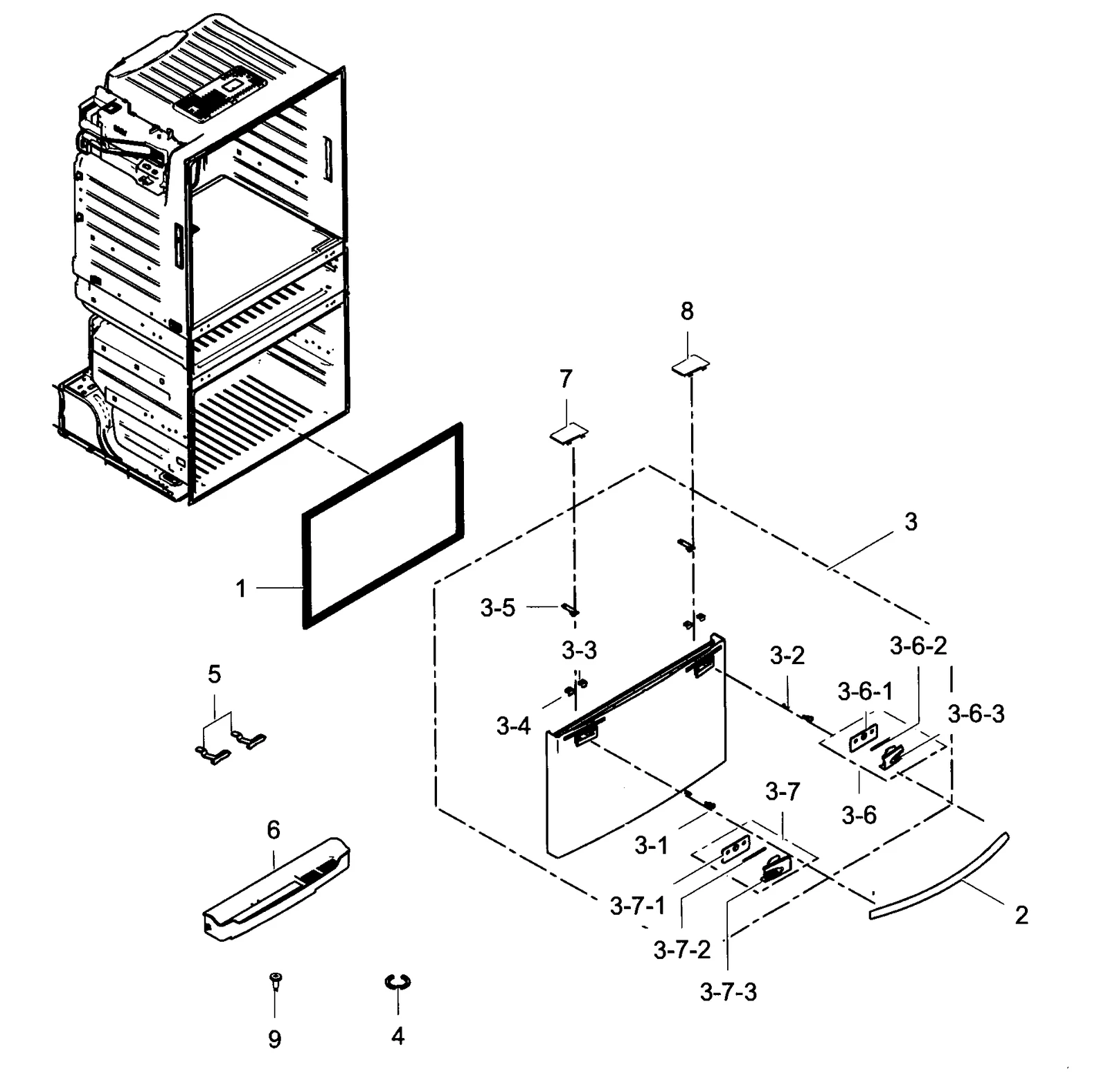 Foam Door Assembly