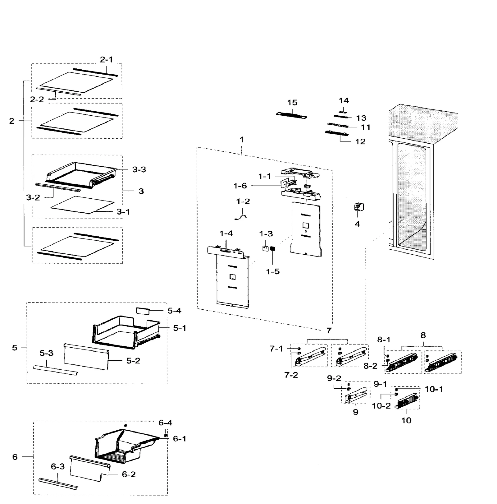 Low Right Rail Assembly