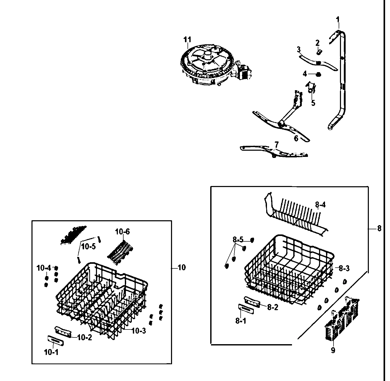 Upper Basket Assembly