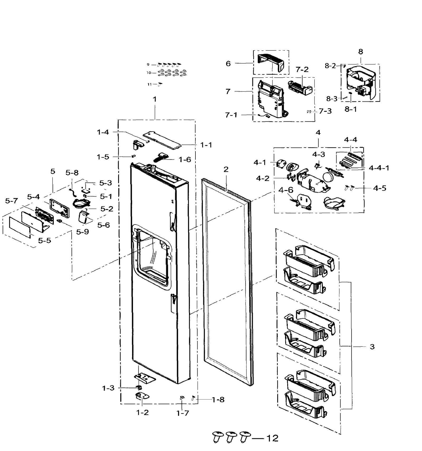 Door Foam Assembly