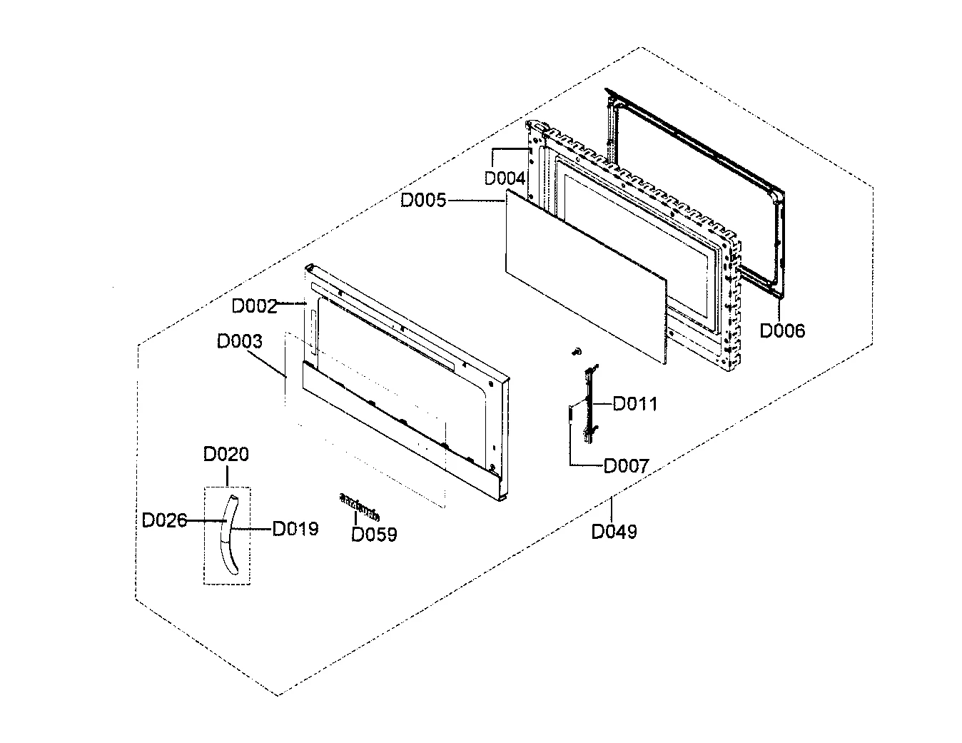 Door Assembly White