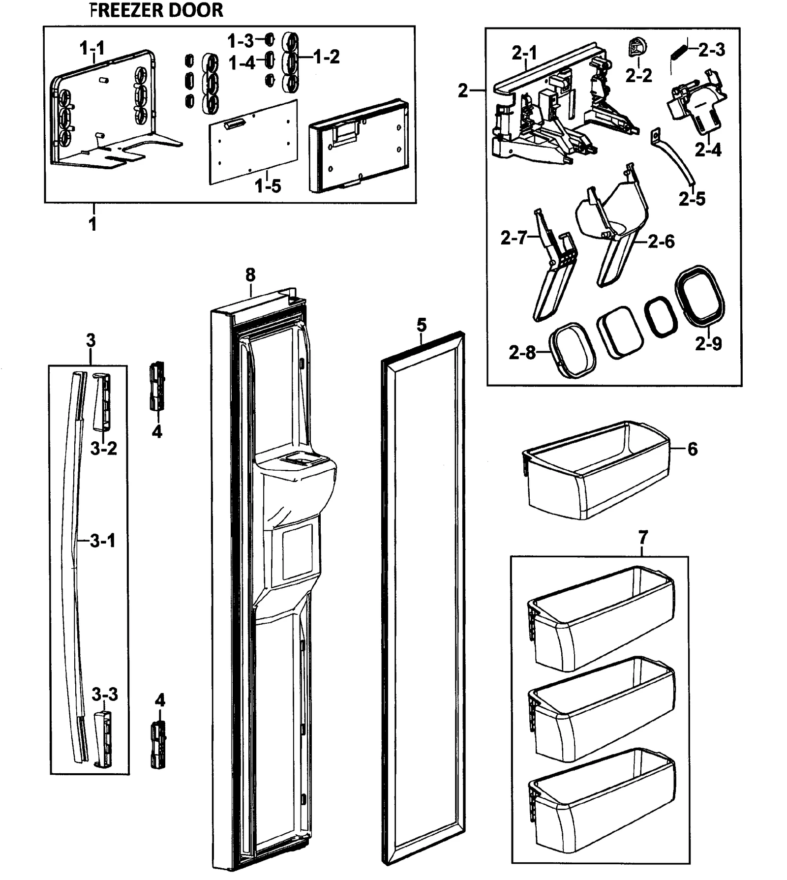Door Foam Assembly ATOP06 DA