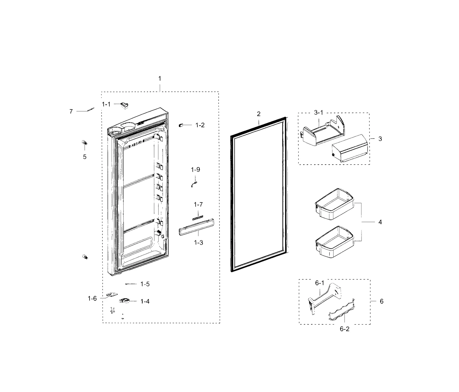 Door Foam Assembly