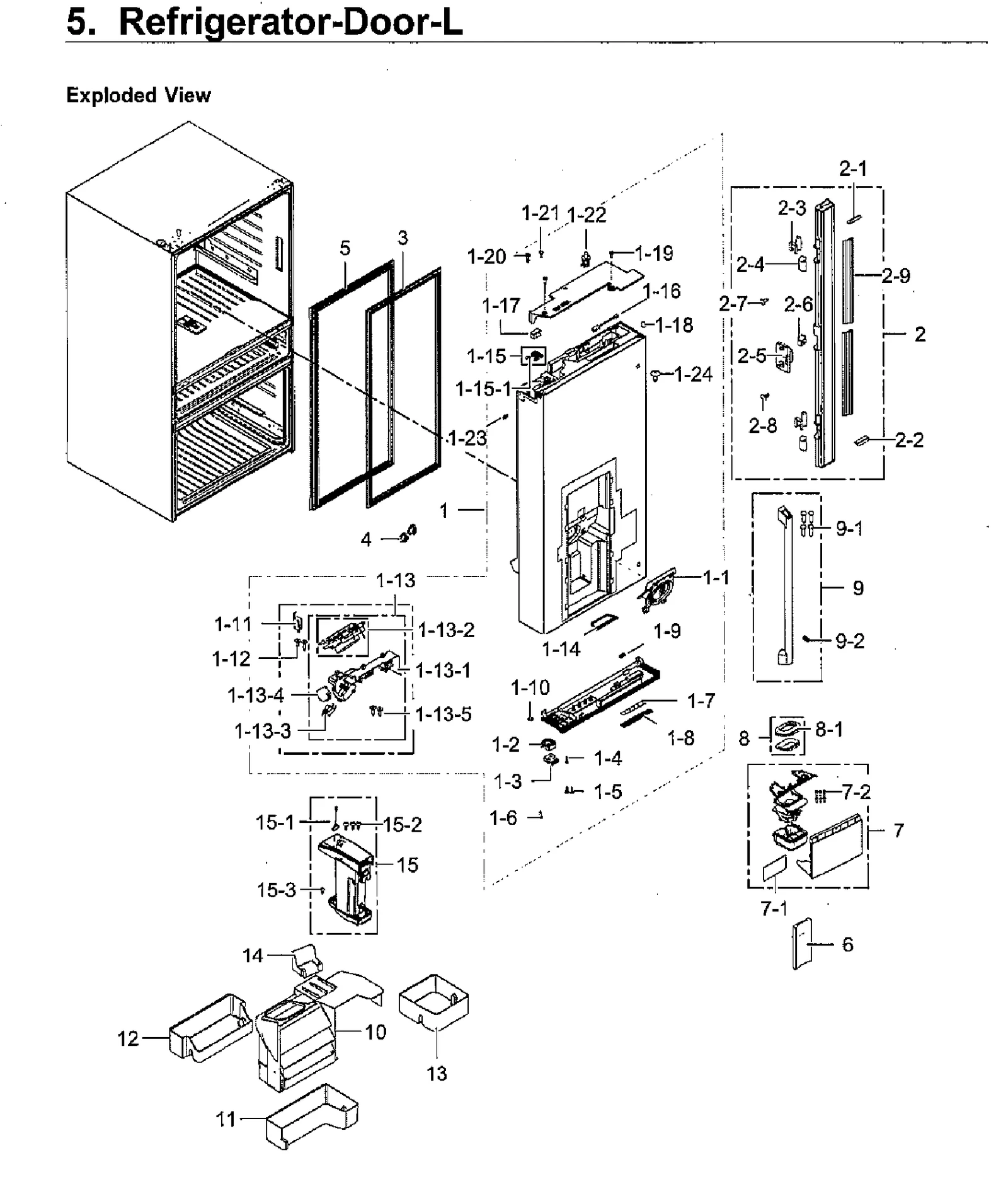 Door Foam Assembly Left RF80