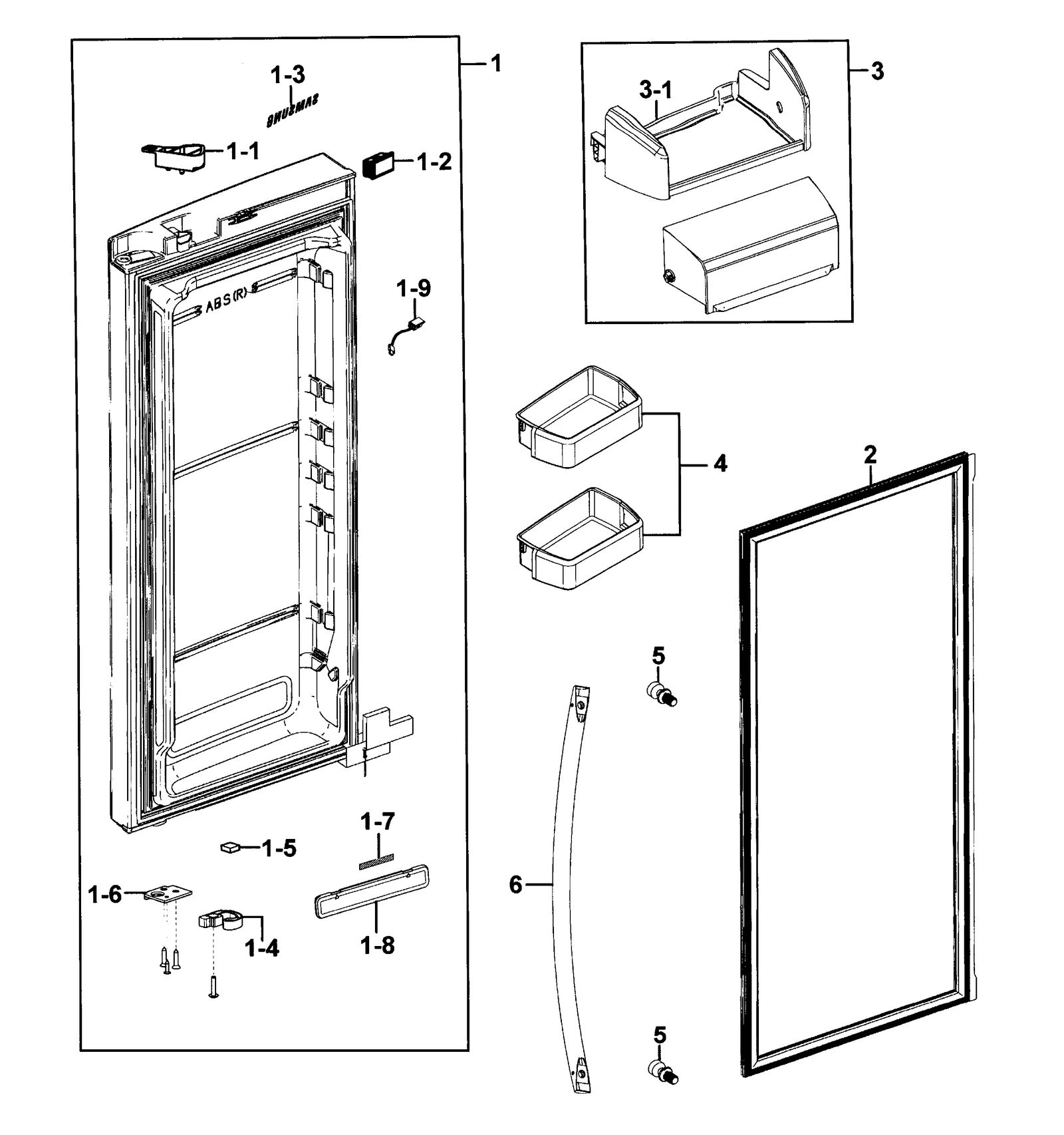 Door Foam Assembly