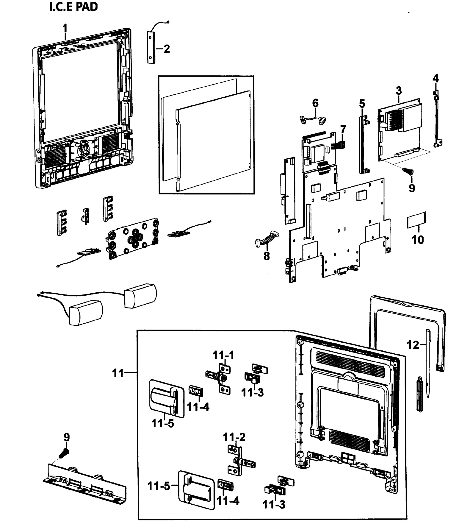Bracket-LCOK Battery