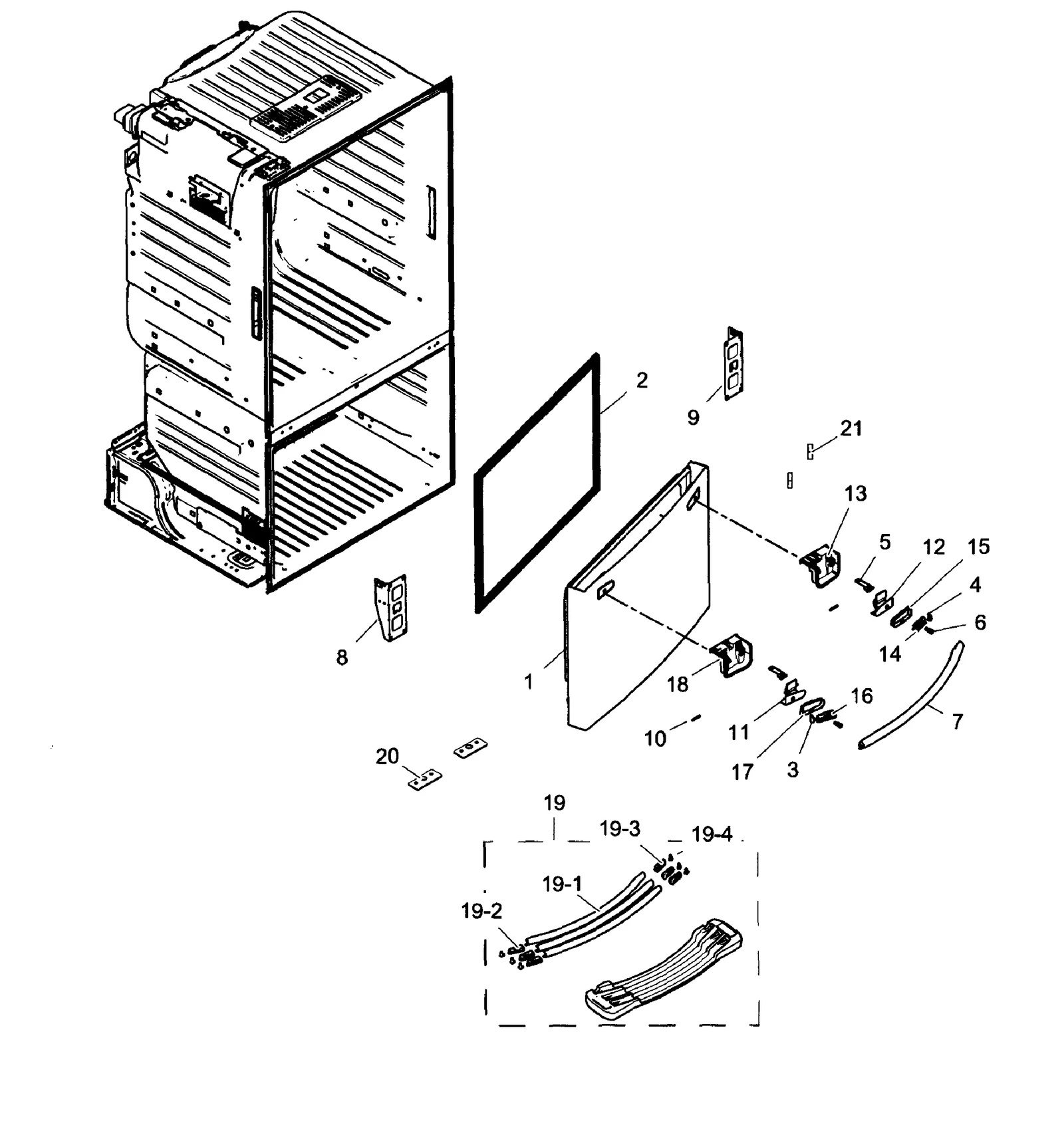 Door Foam Assembly