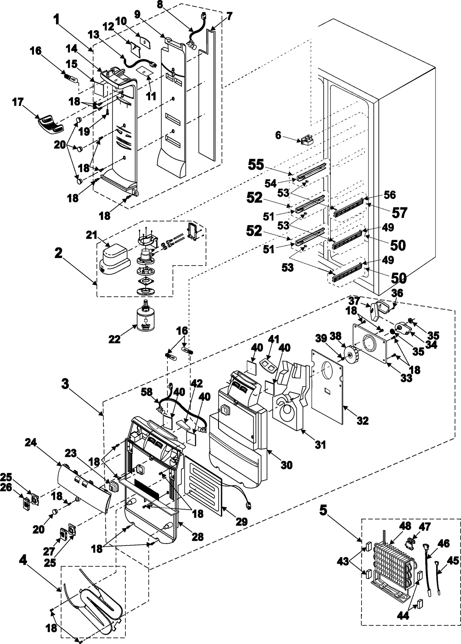 Basket Rail Assembly