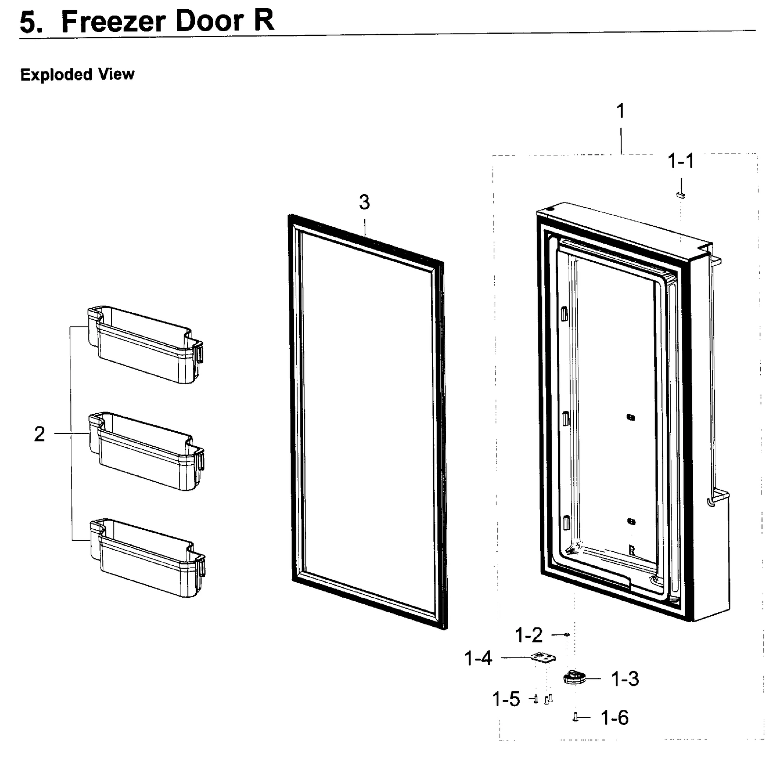 Right Door Foam Assembly