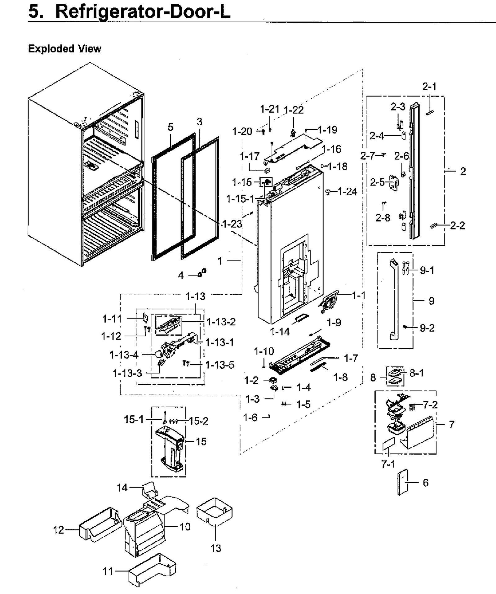 Left Hand Door Assembly