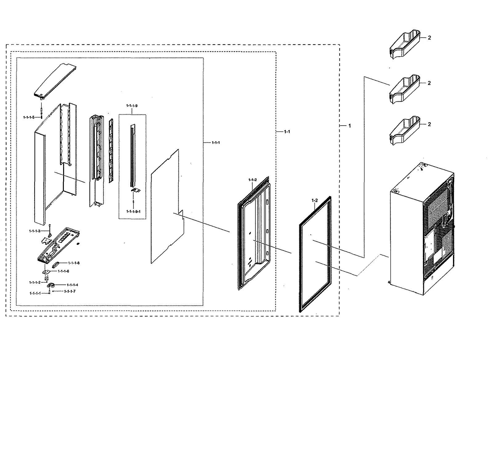 Right Door Foam