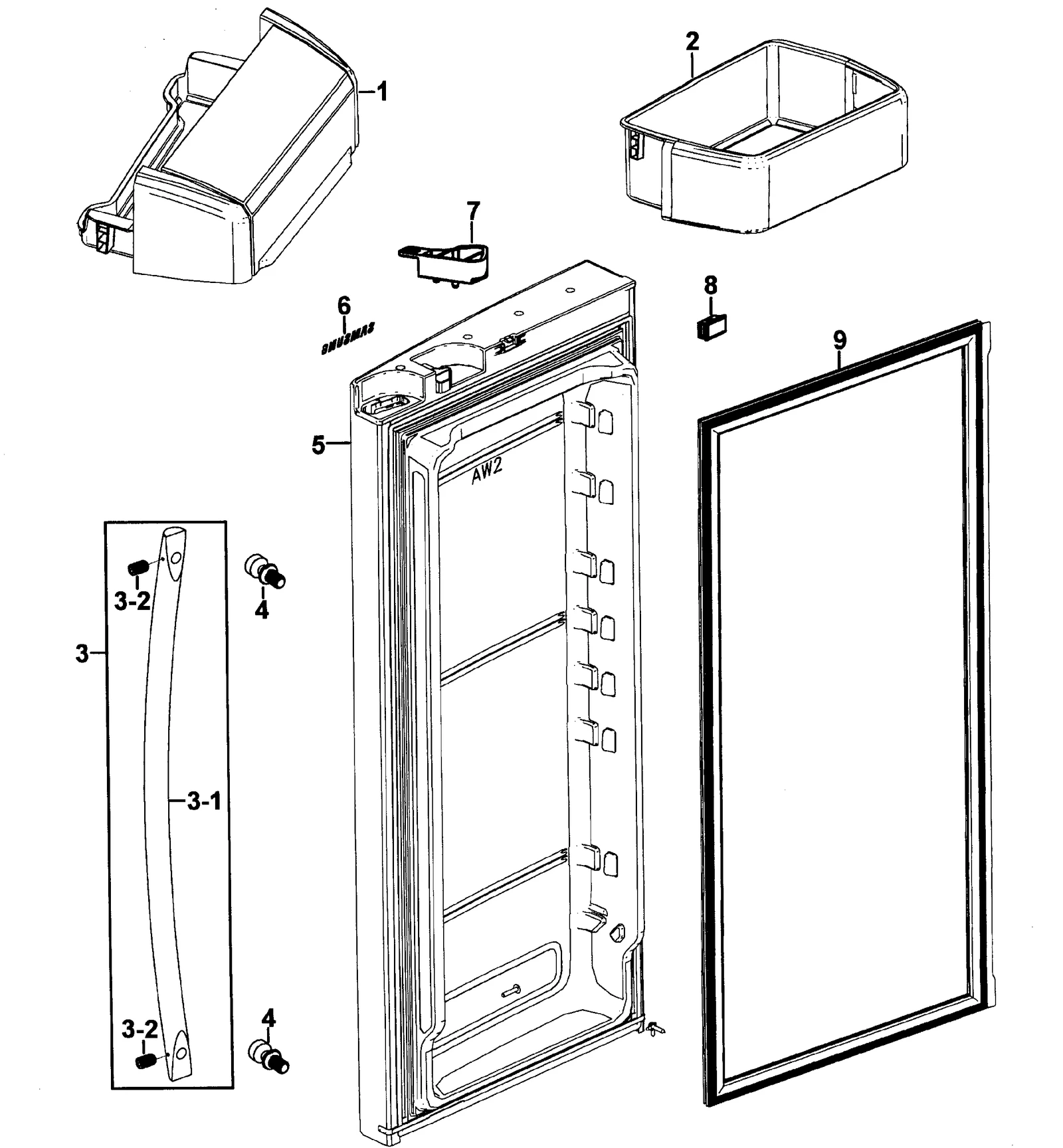 Door Foam Assembly