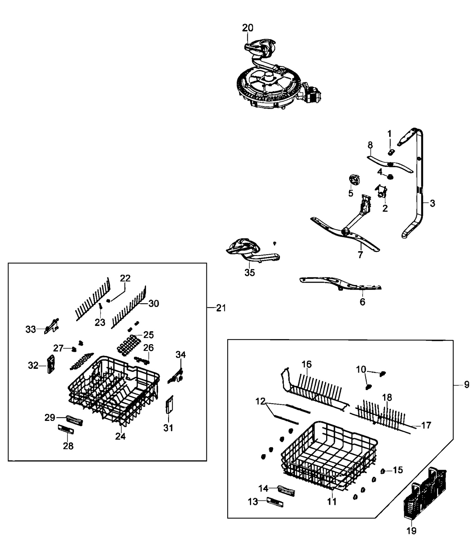 Lower Basket Assembly