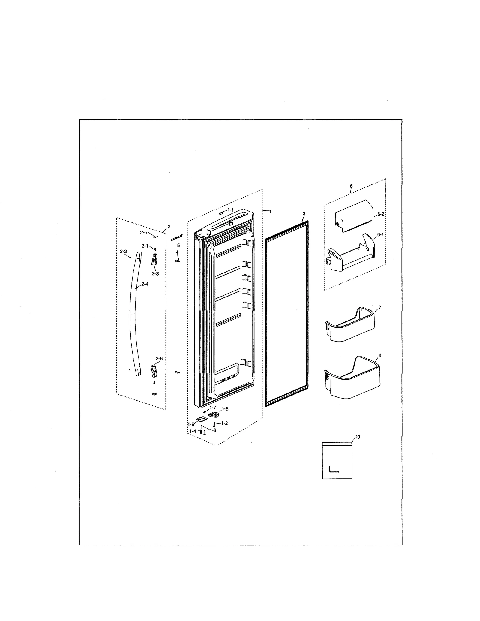 Right Door Foam Assembly
