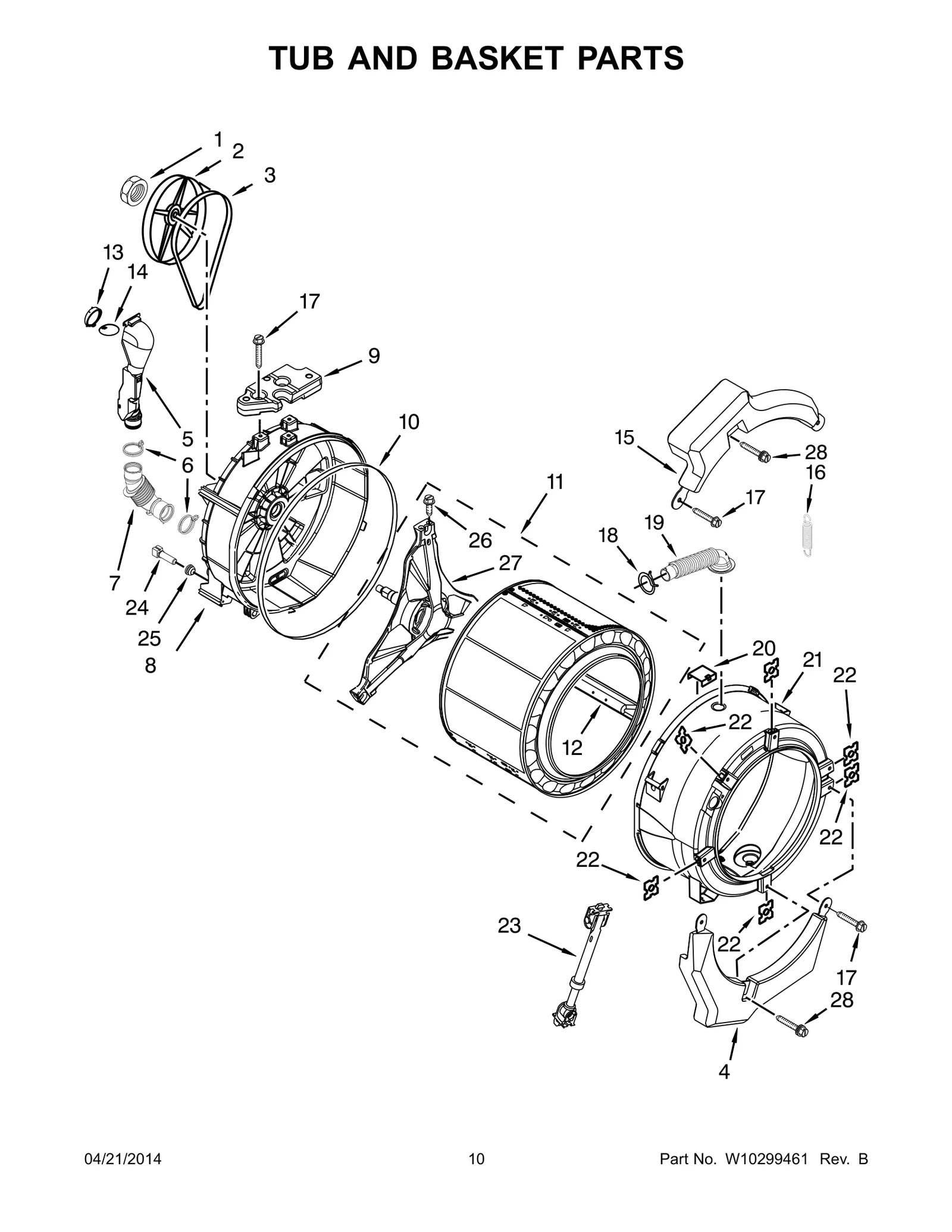 Outer Rear Tub