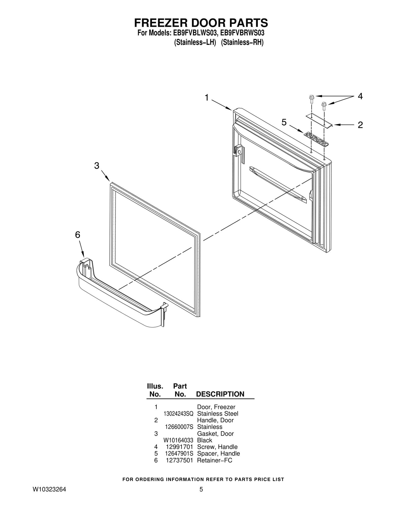 Door Assembly Stainless Steel