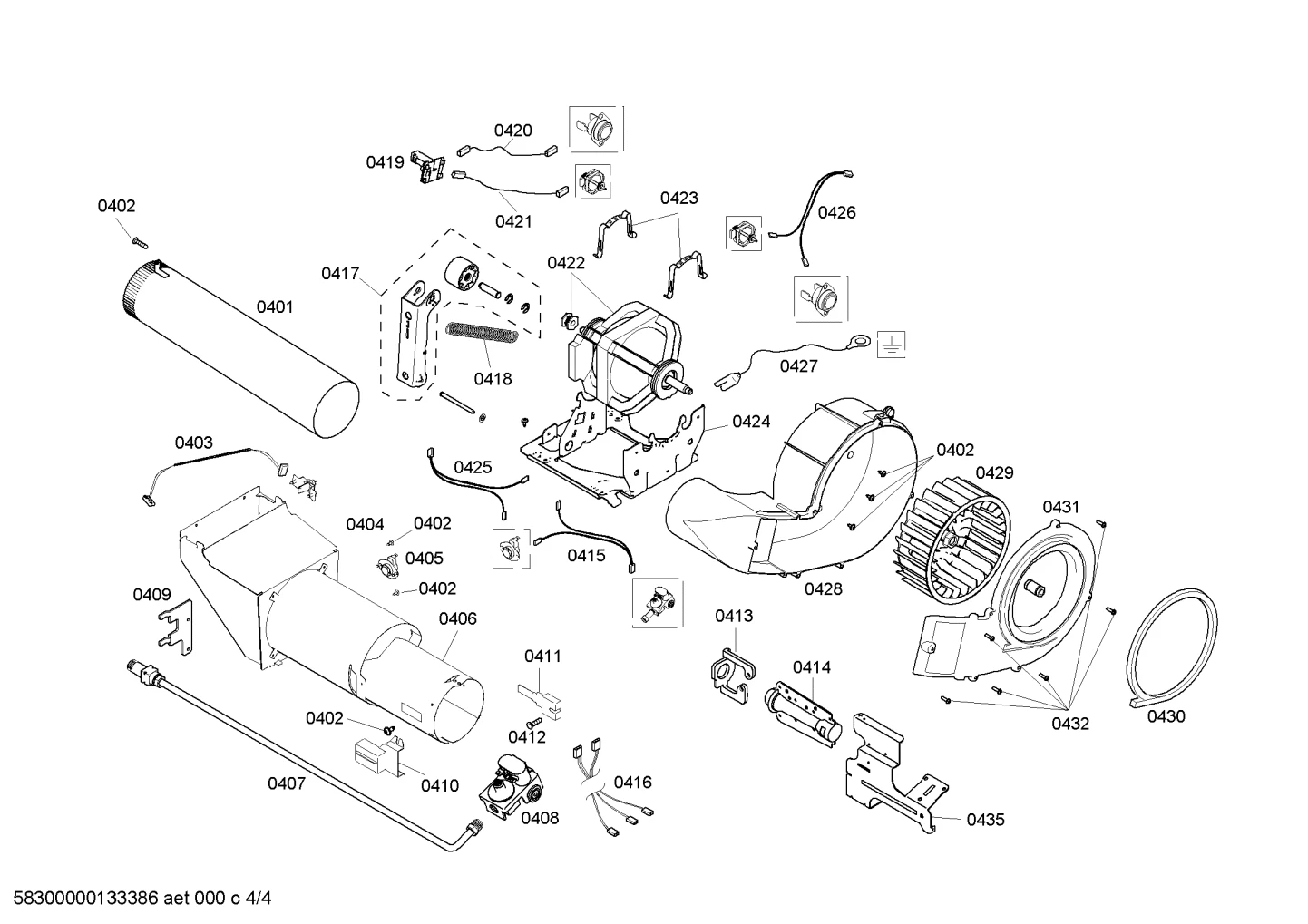 Gas Valve/Burner Support Bracket