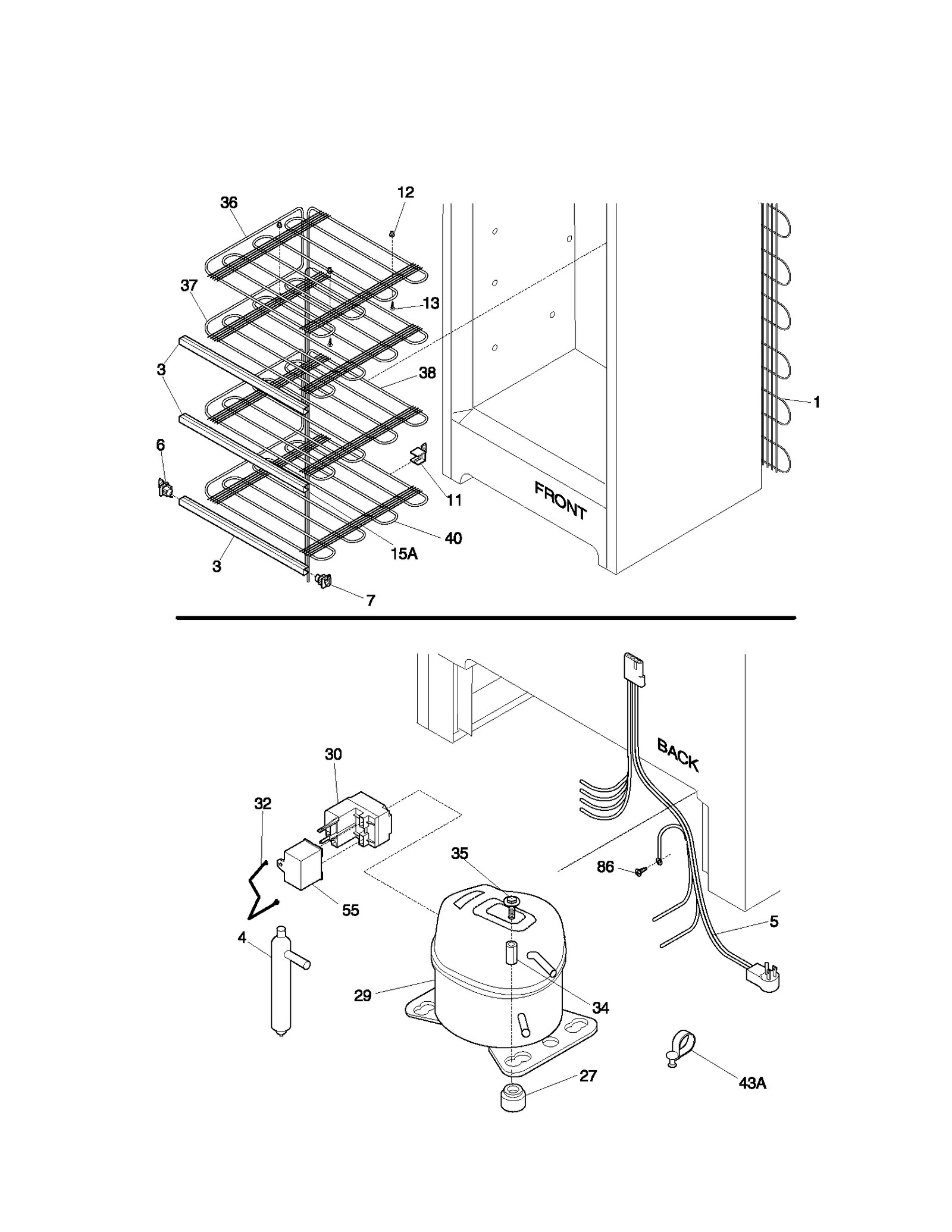 Middle Evaporator Shelf