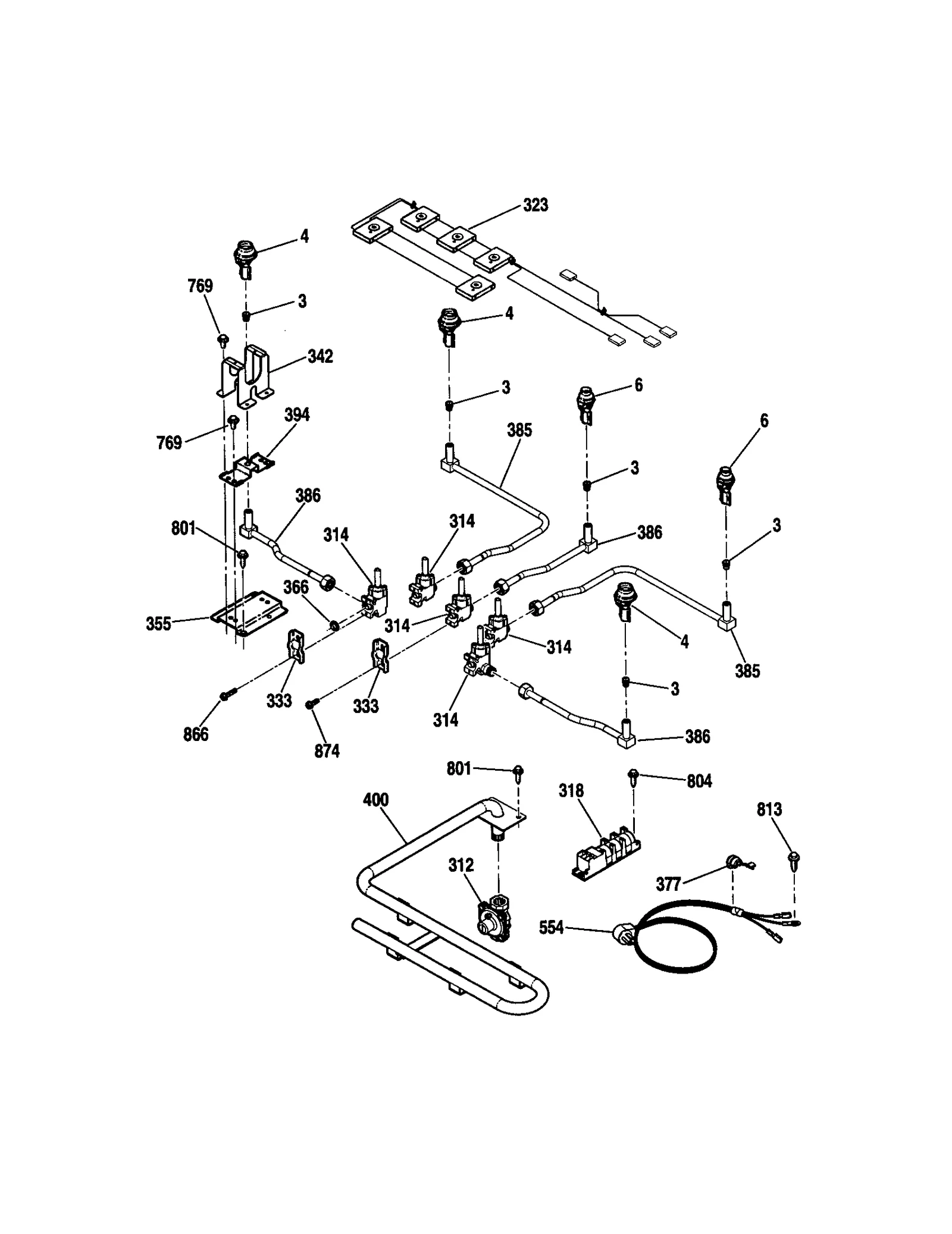 Right Rear Tube Assembly