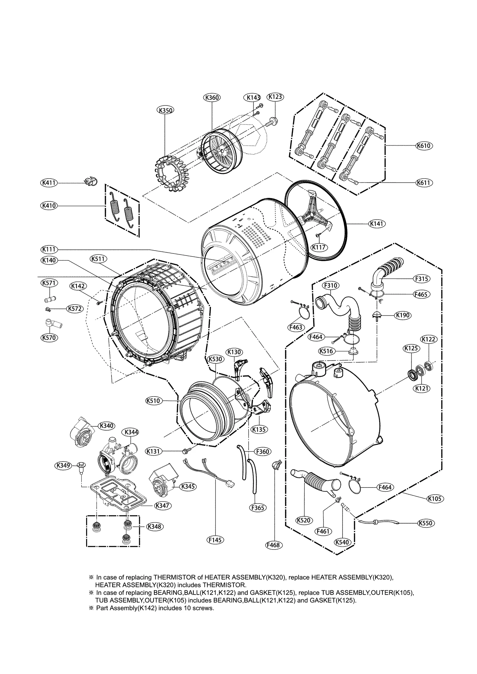 Outer Tub Assembly