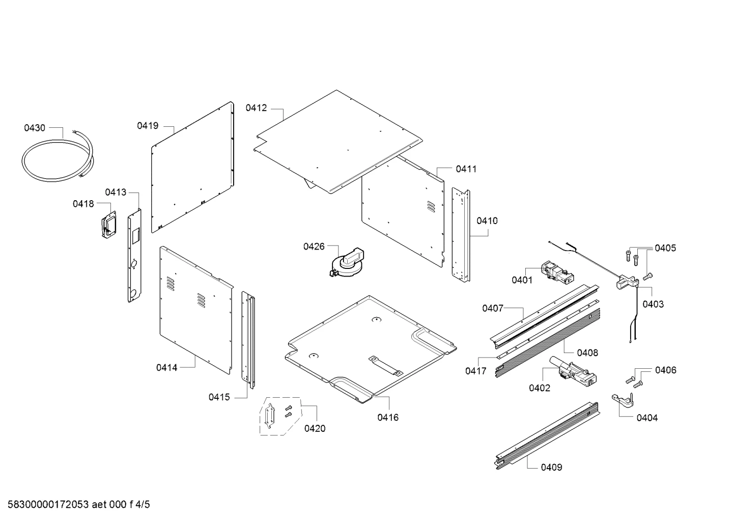 Sheet Partition Plate