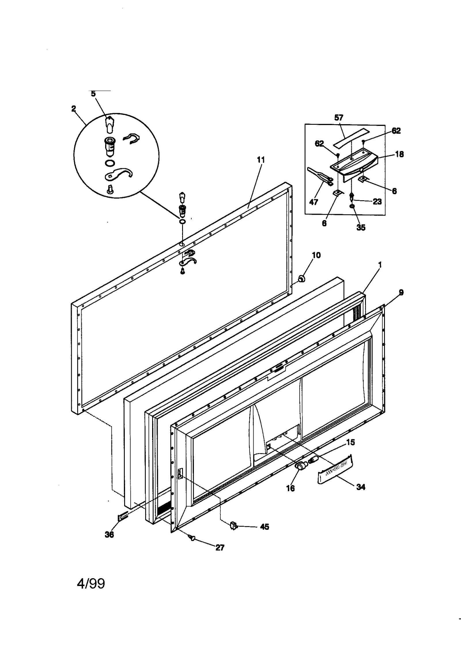 Panel-Inner Door Lid