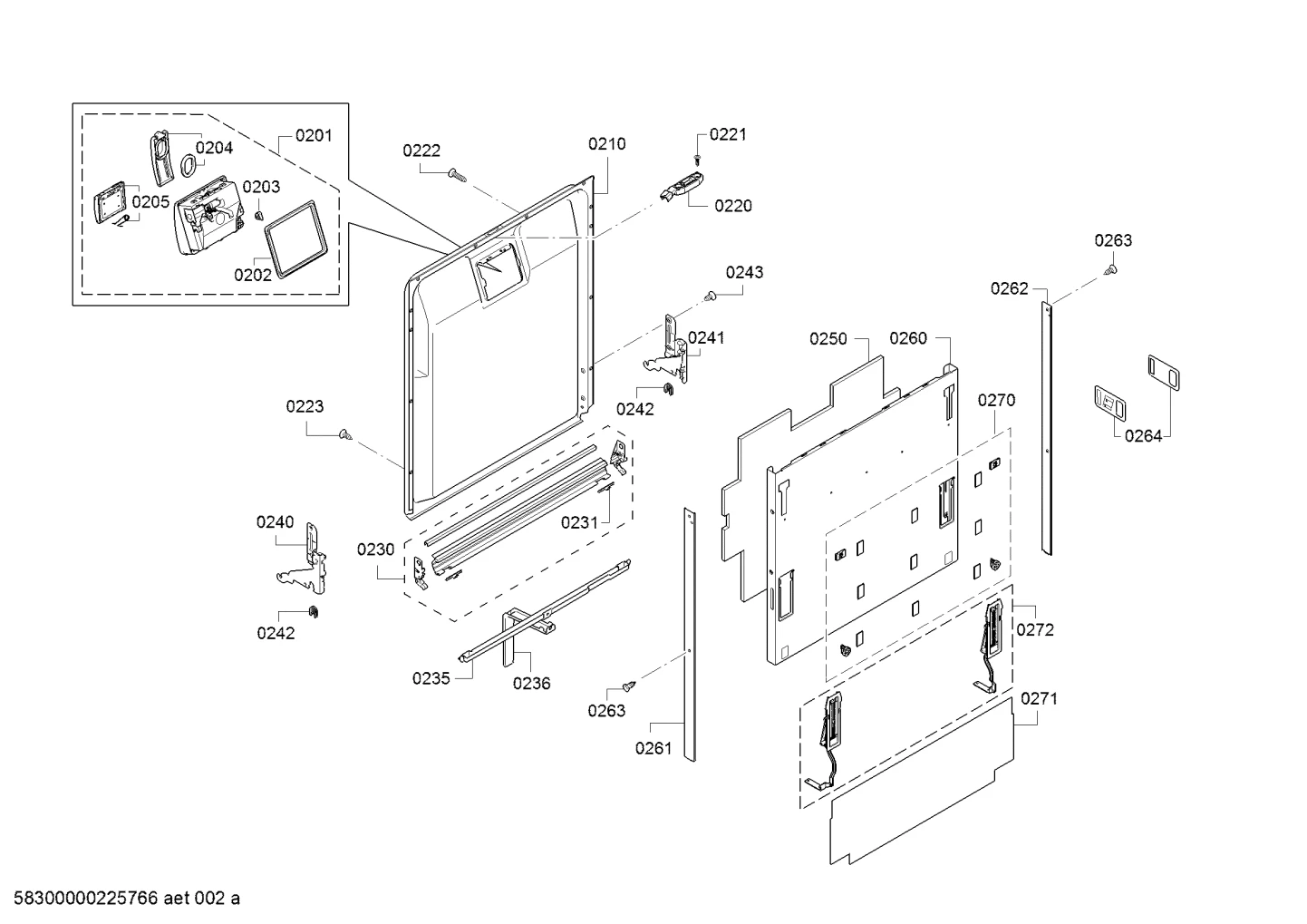 Insulating Plate For Outer Door