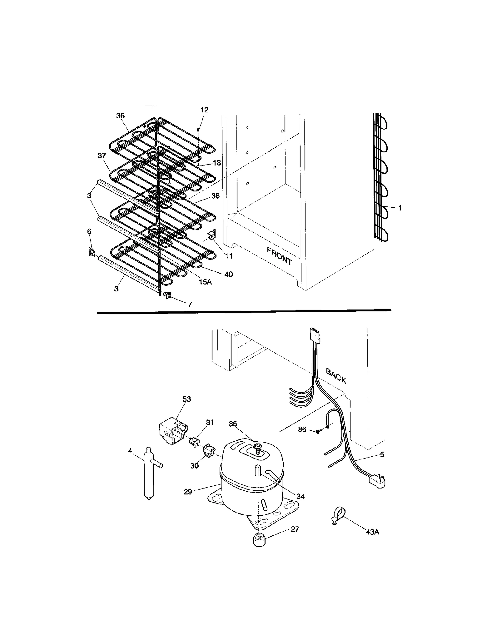 Middle Evaporator Shelf