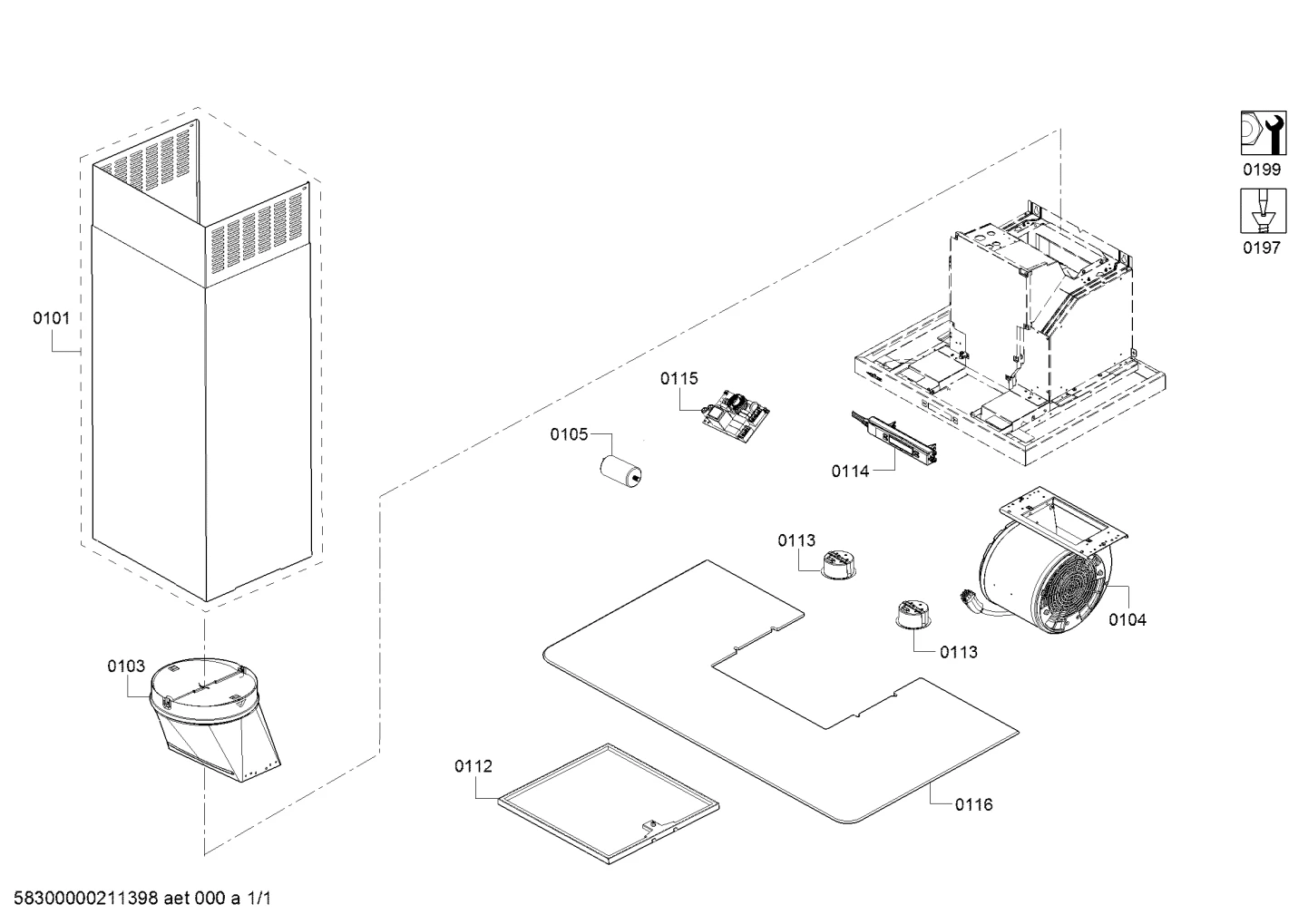 Template, Angle Bracket, Washers, Screws, Wall Plugs,