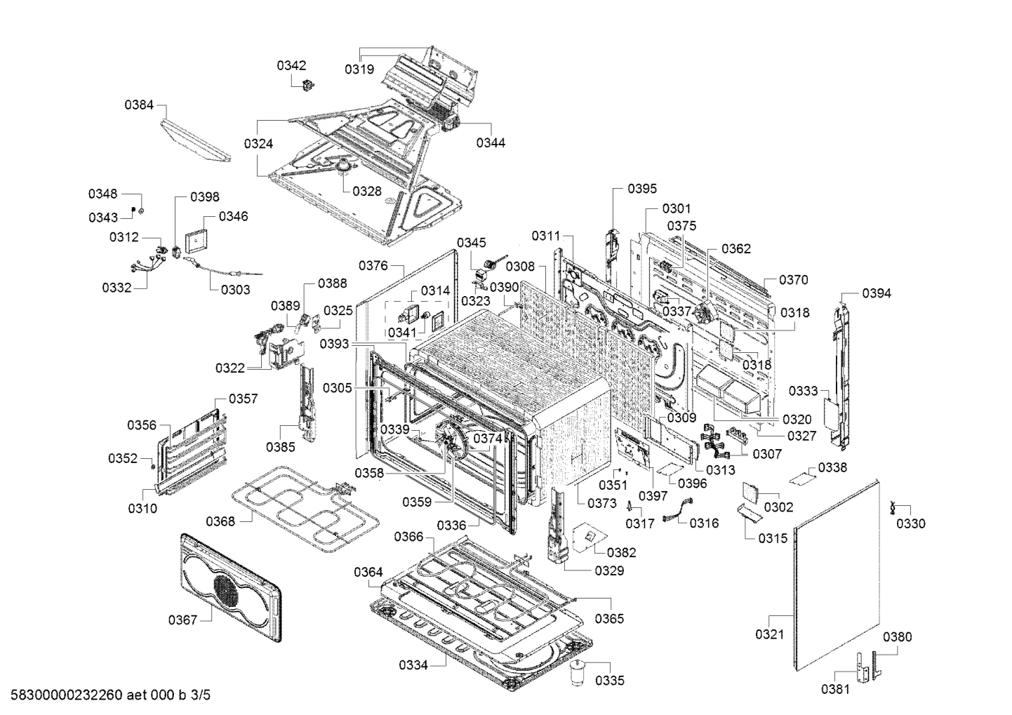 Part Carter - Inner Rear Housing Wall