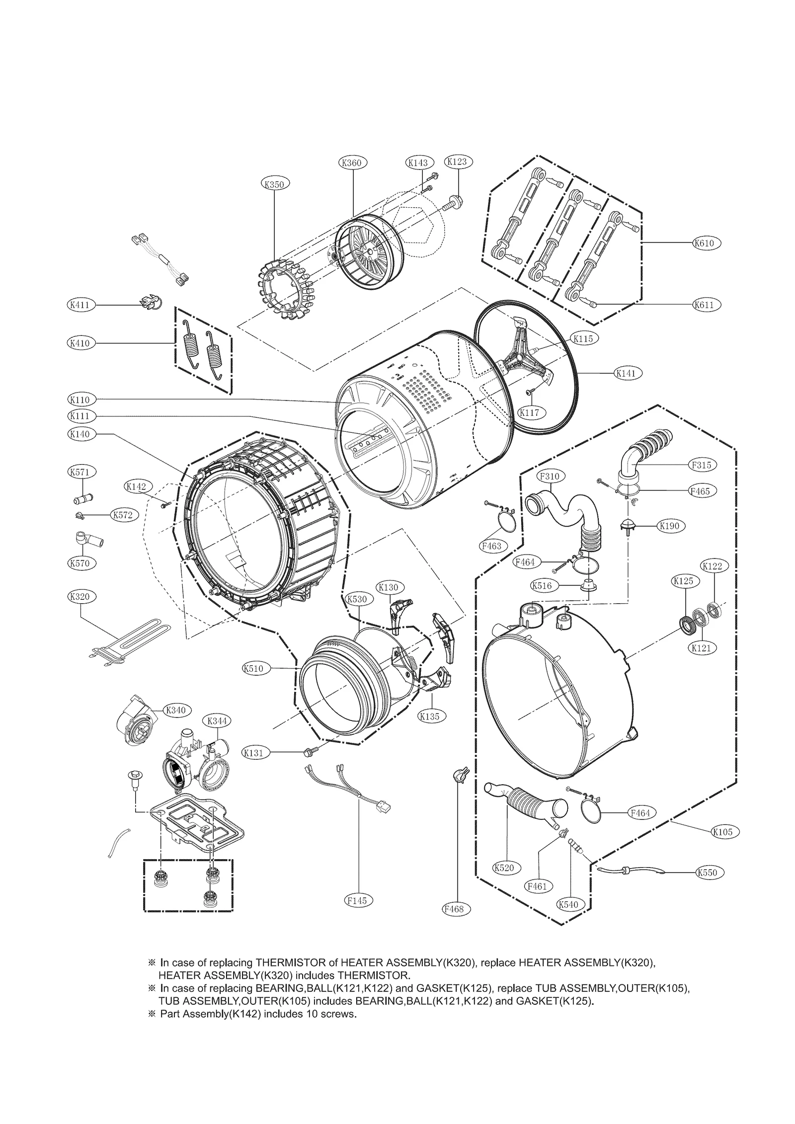Tub Outer Assembly