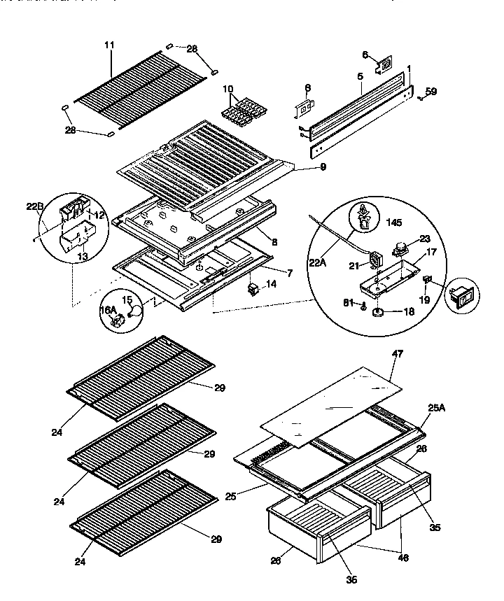 Crisper Cover Trim