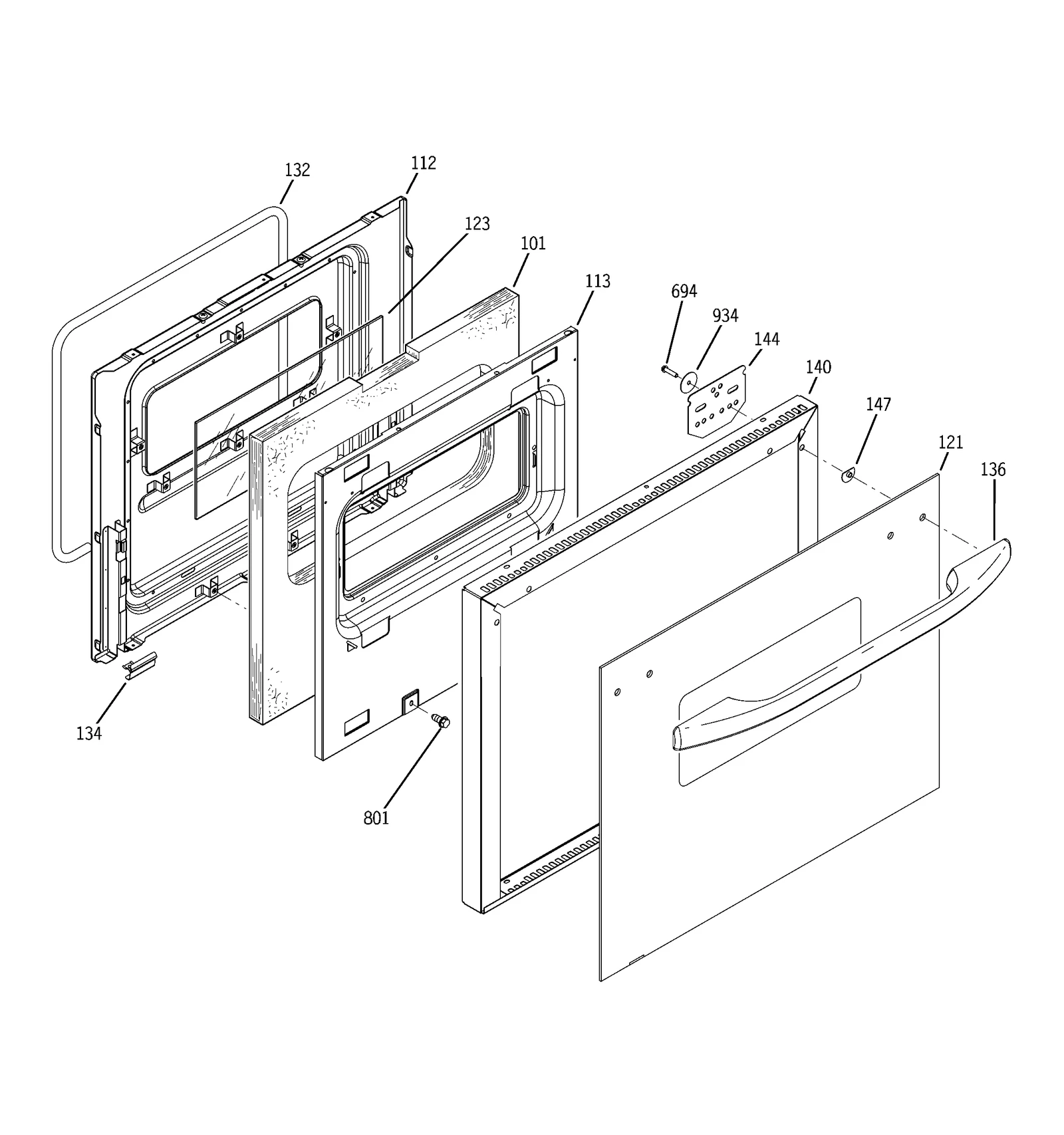 Lower Door Lining Assembly