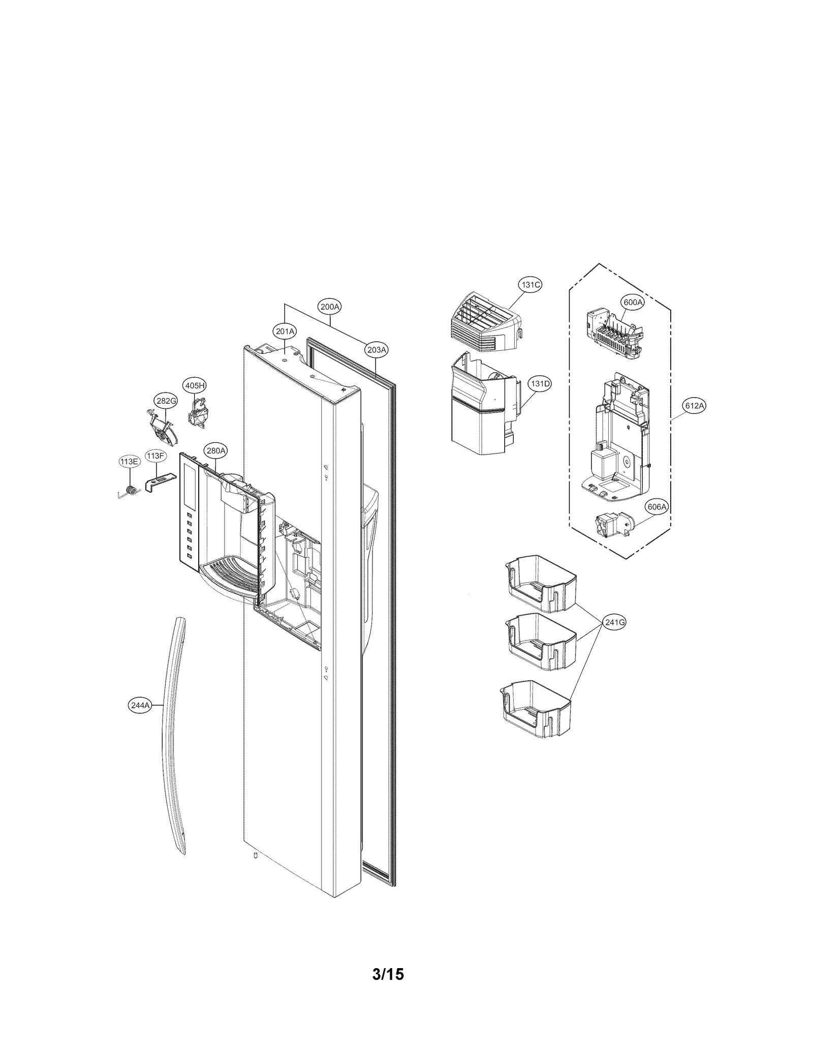 Door Foam Assembly