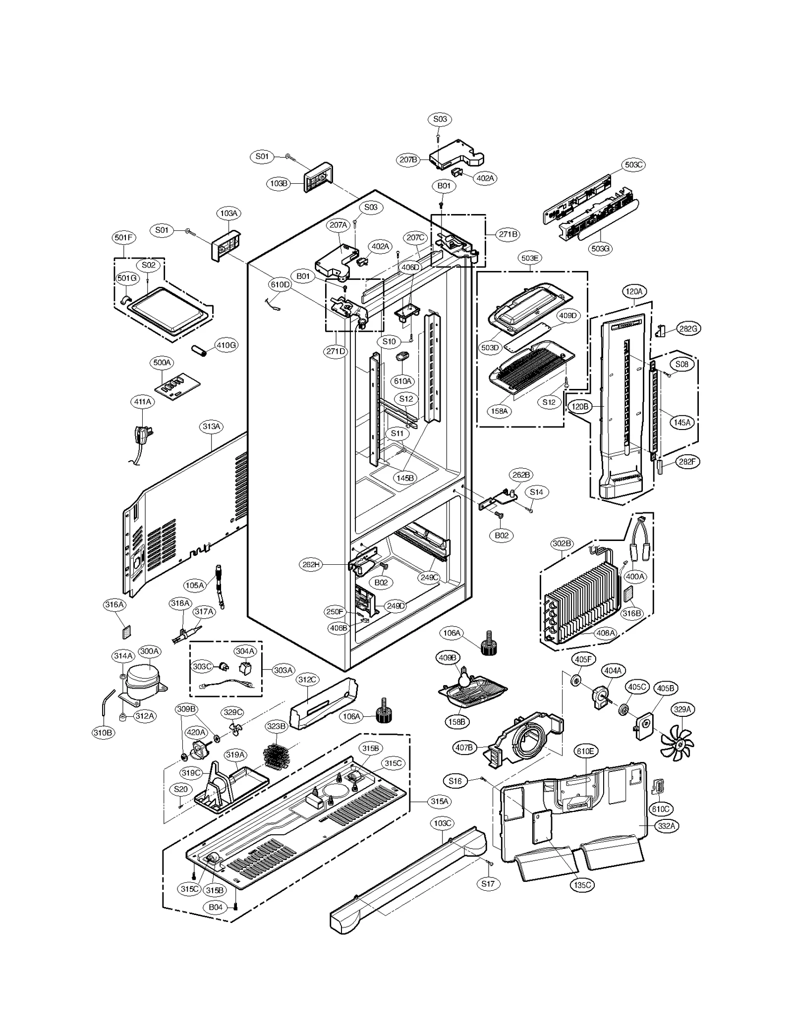Display Case Assembly