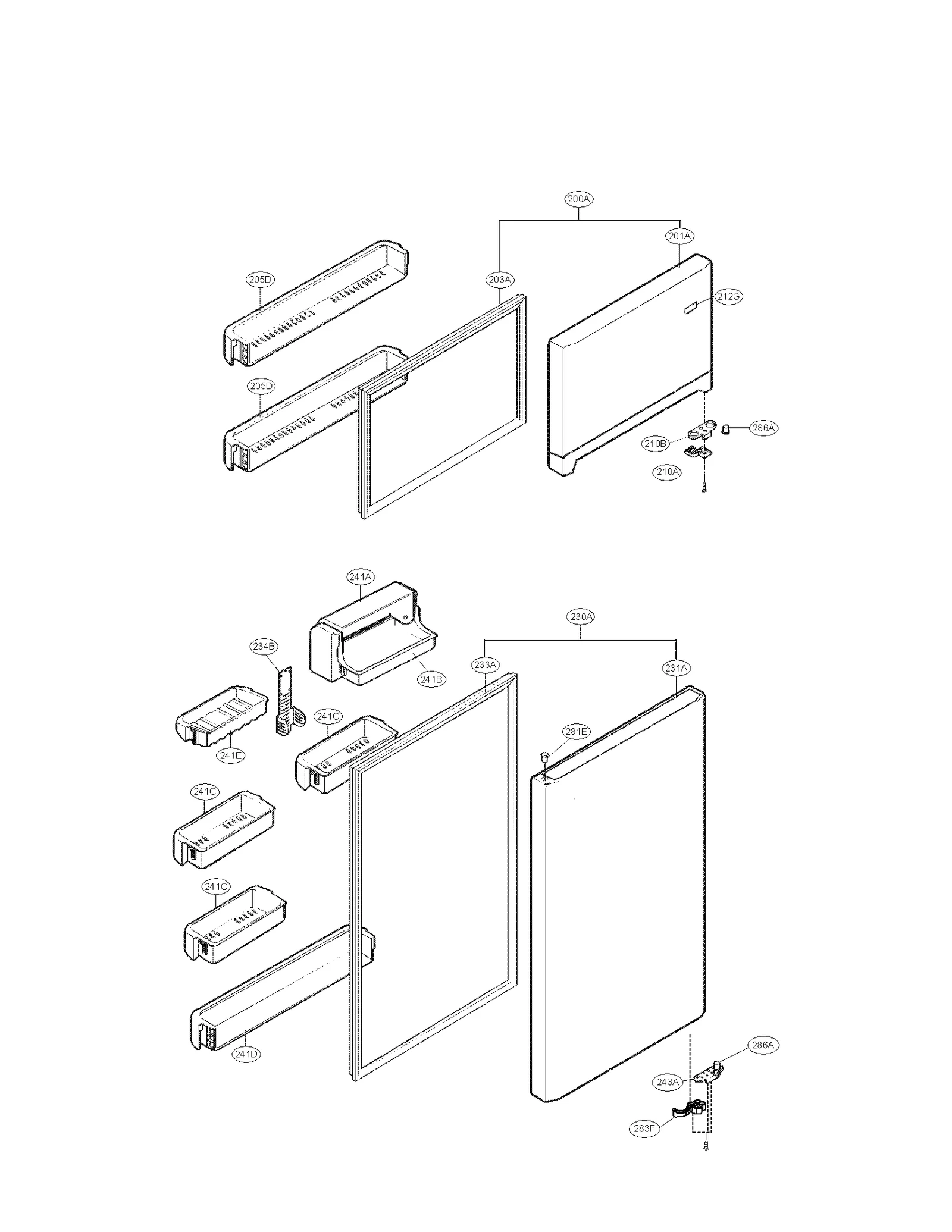 Door Foam Assembly